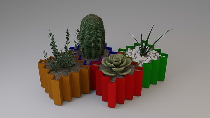 Geometric Planter 12 3D print model