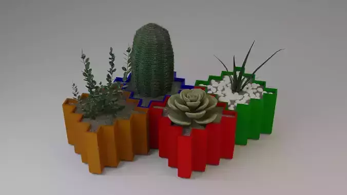 Geometric Planter 12