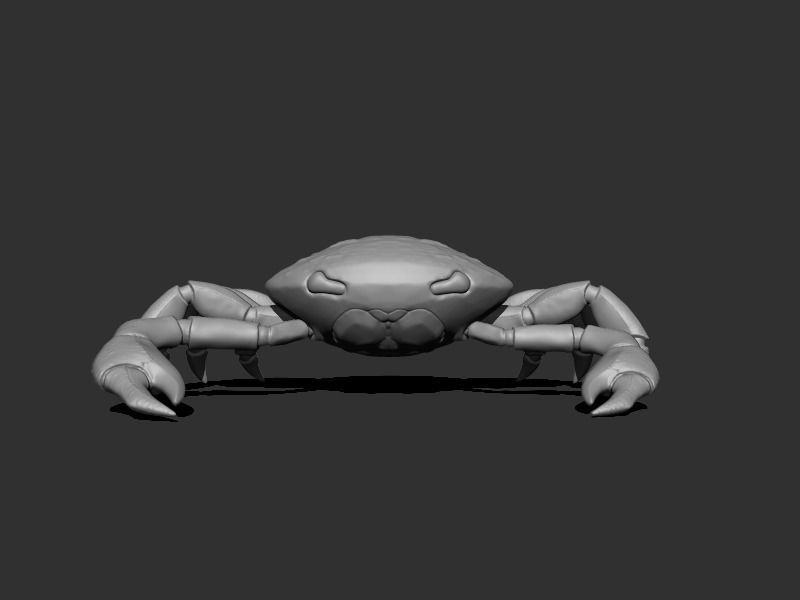 3D Crab Low-poly 3D model_19