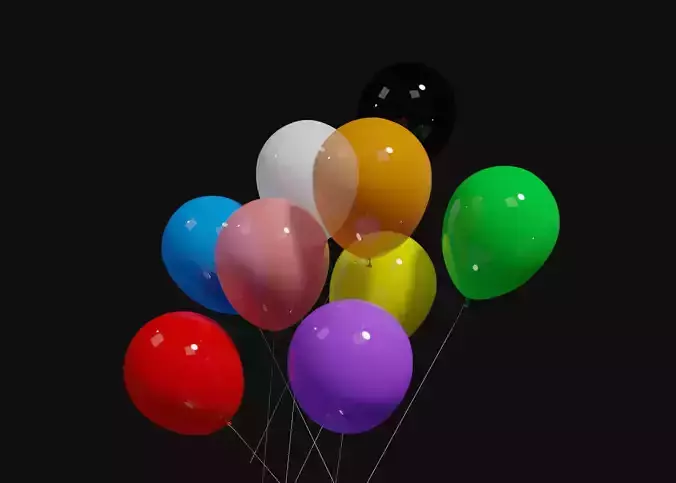 BALLOONS colorful