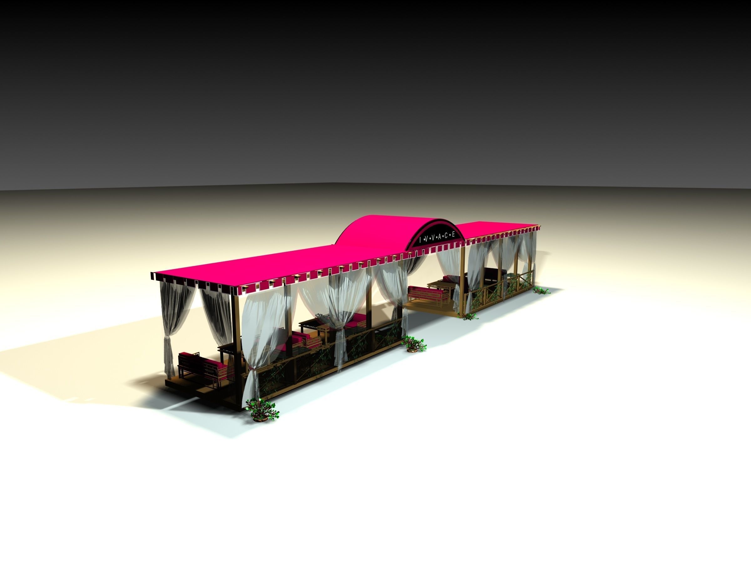 Restaurant Terrace 01 3D model_3