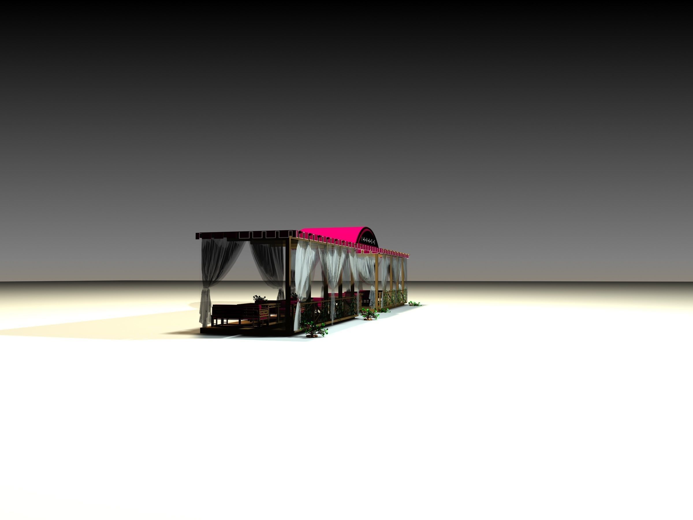 Restaurant Terrace 01 3D model_5