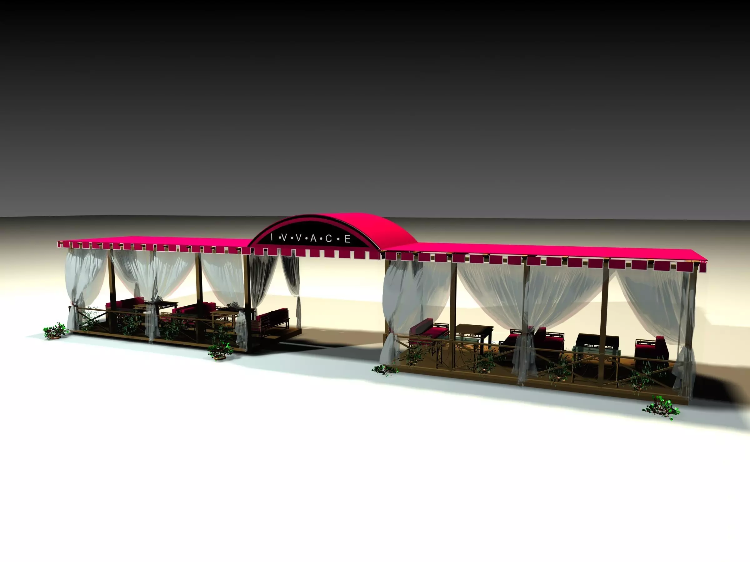 Restaurant Terrace 01 3D model_0