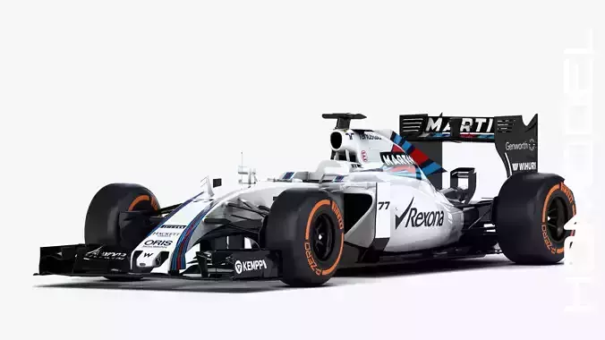 F1 Williams Mercedes FW37 Formula 2015 3D model