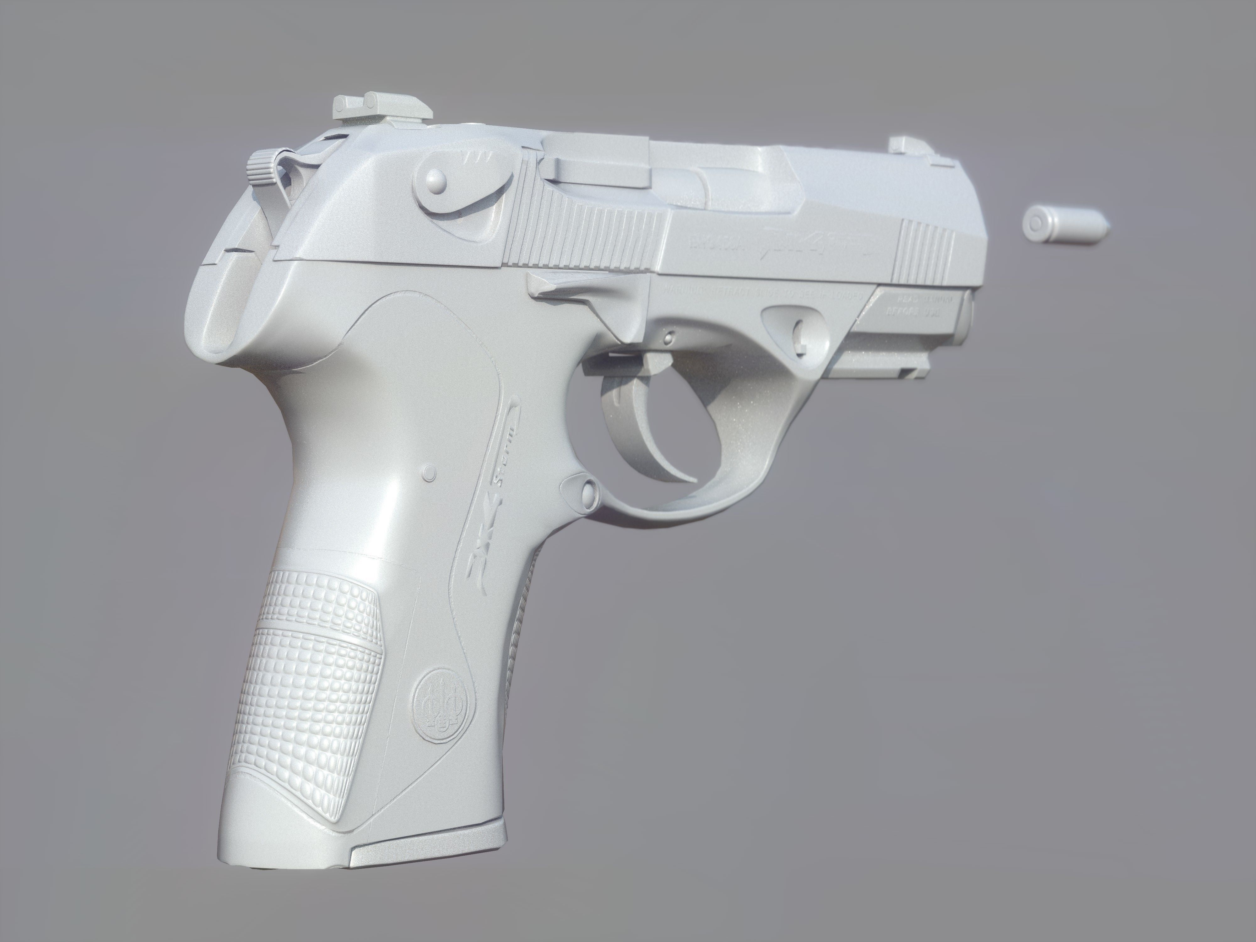 Weapon - Beretta Px4 Storm 2 Versions Low-poly 3D model_32