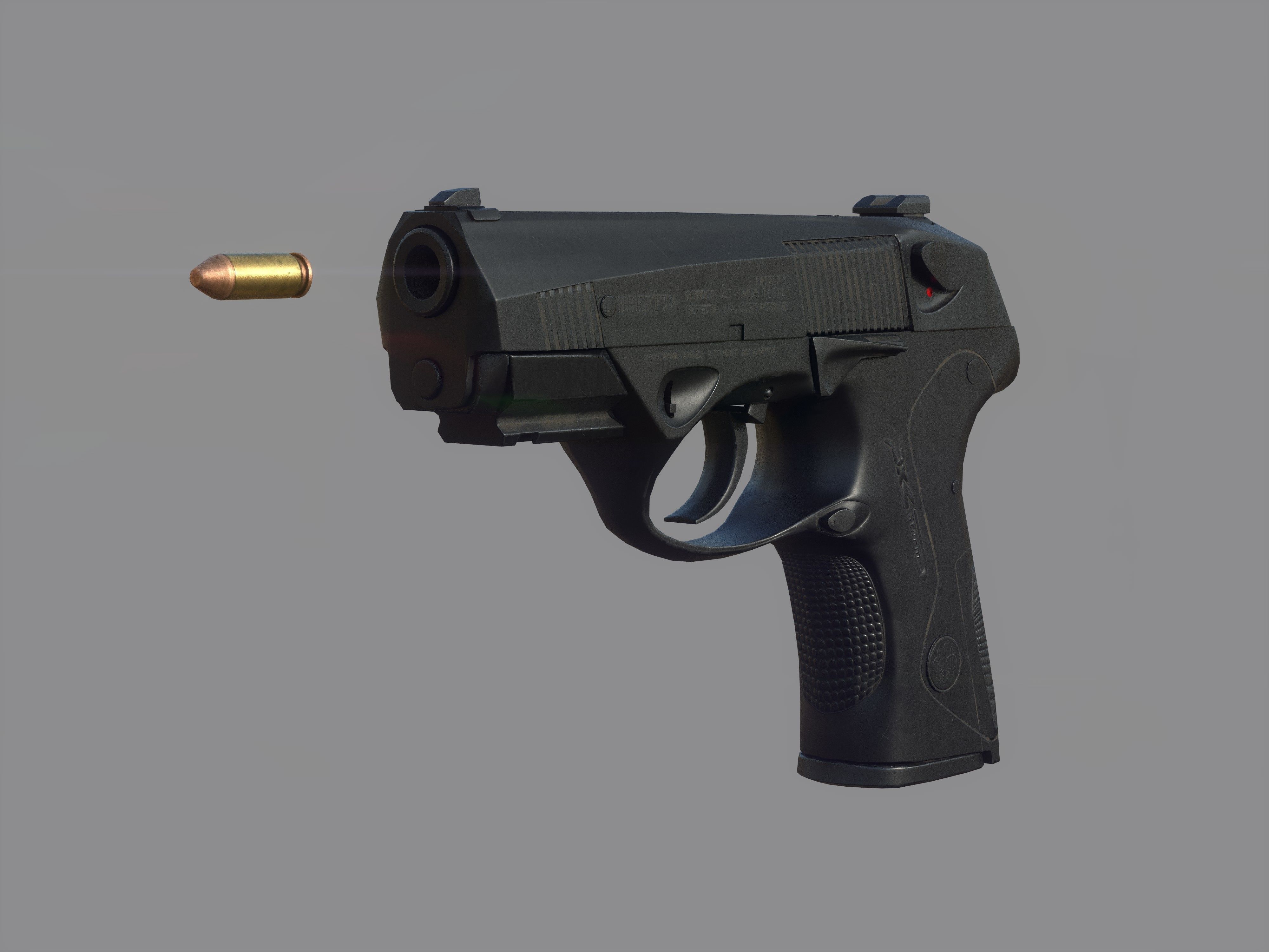 Weapon - Beretta Px4 Storm 2 Versions Low-poly 3D model_25