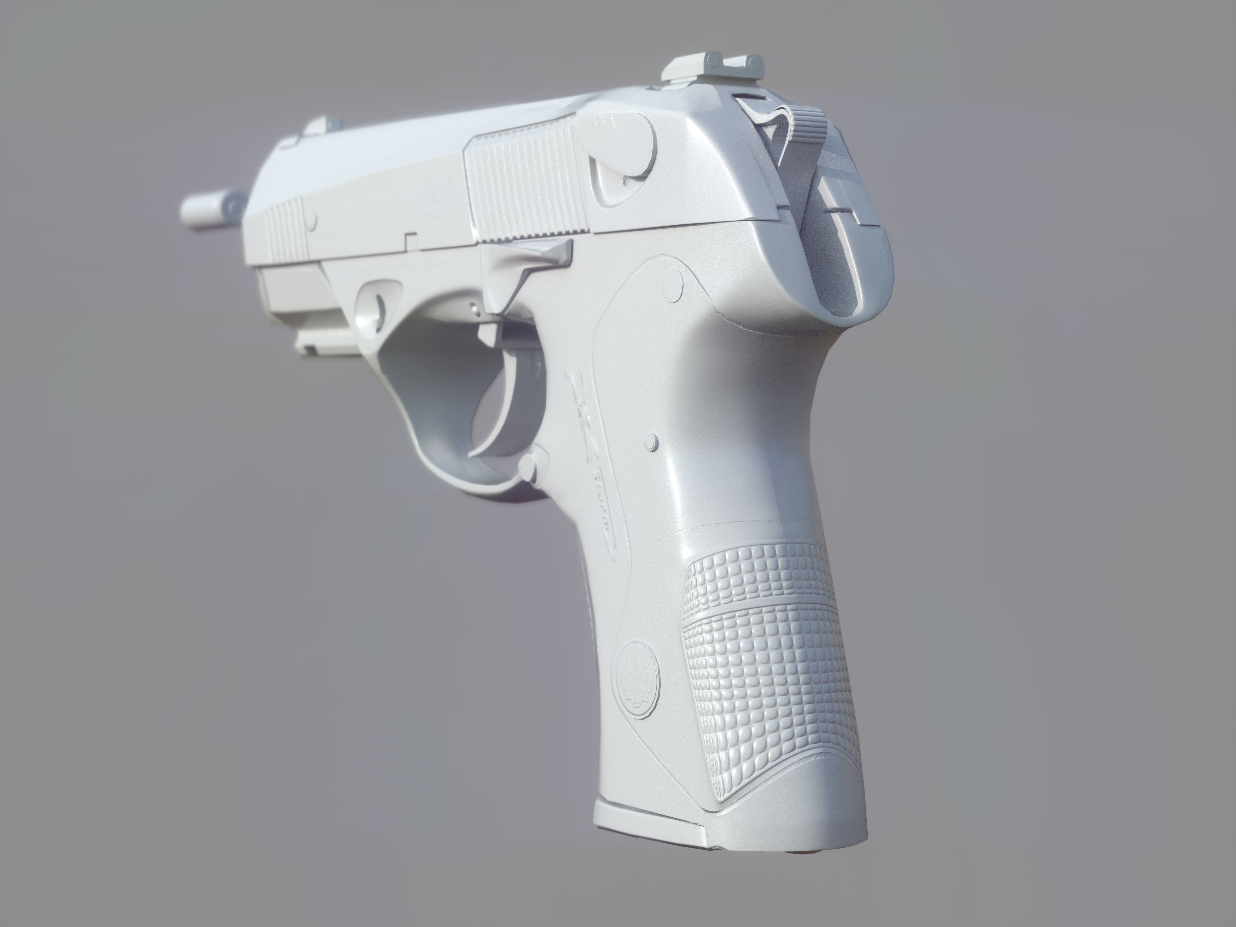 Weapon - Beretta Px4 Storm 2 Versions Low-poly 3D model_33