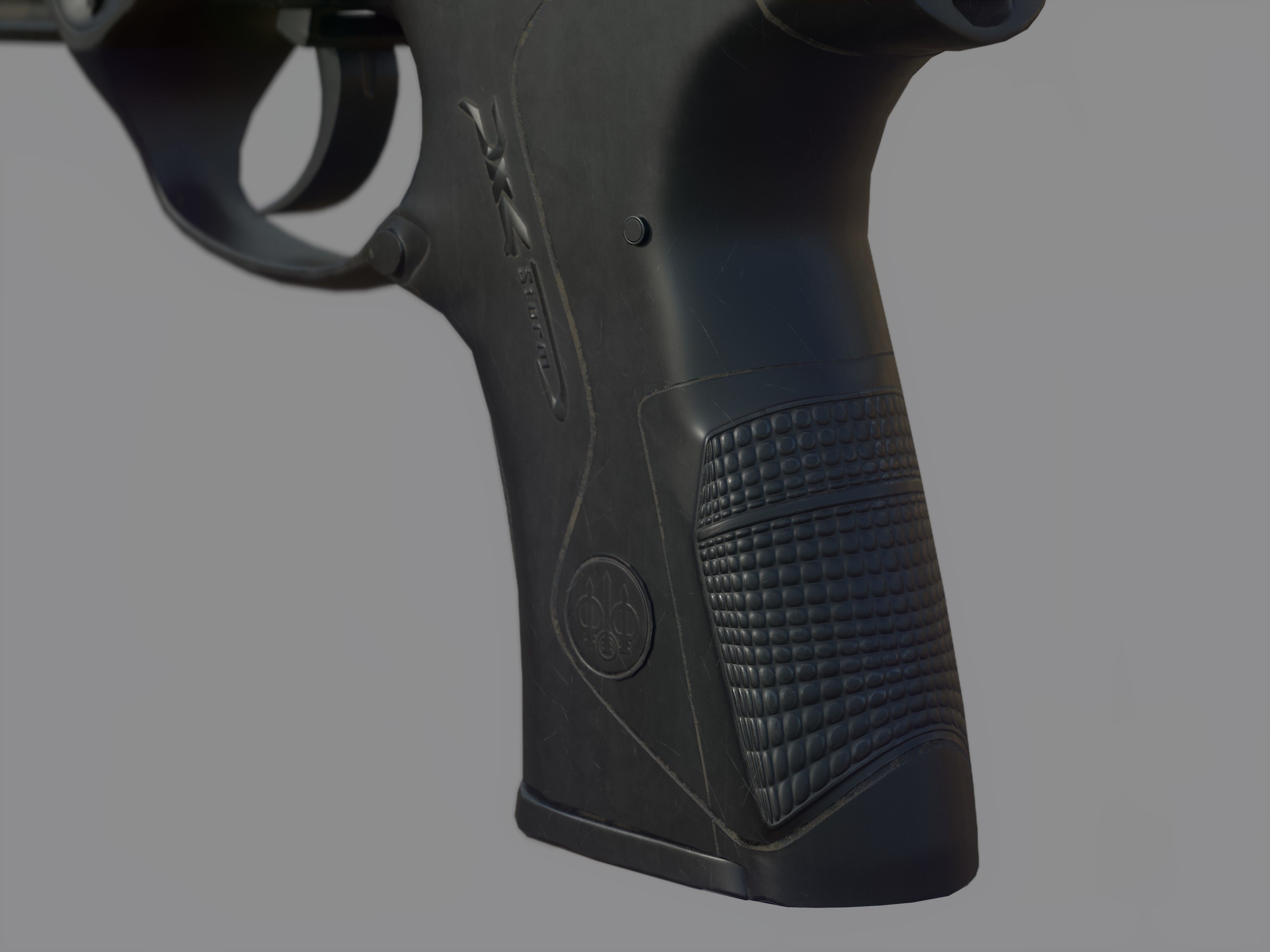 Weapon - Beretta Px4 Storm 2 Versions Low-poly 3D model_8