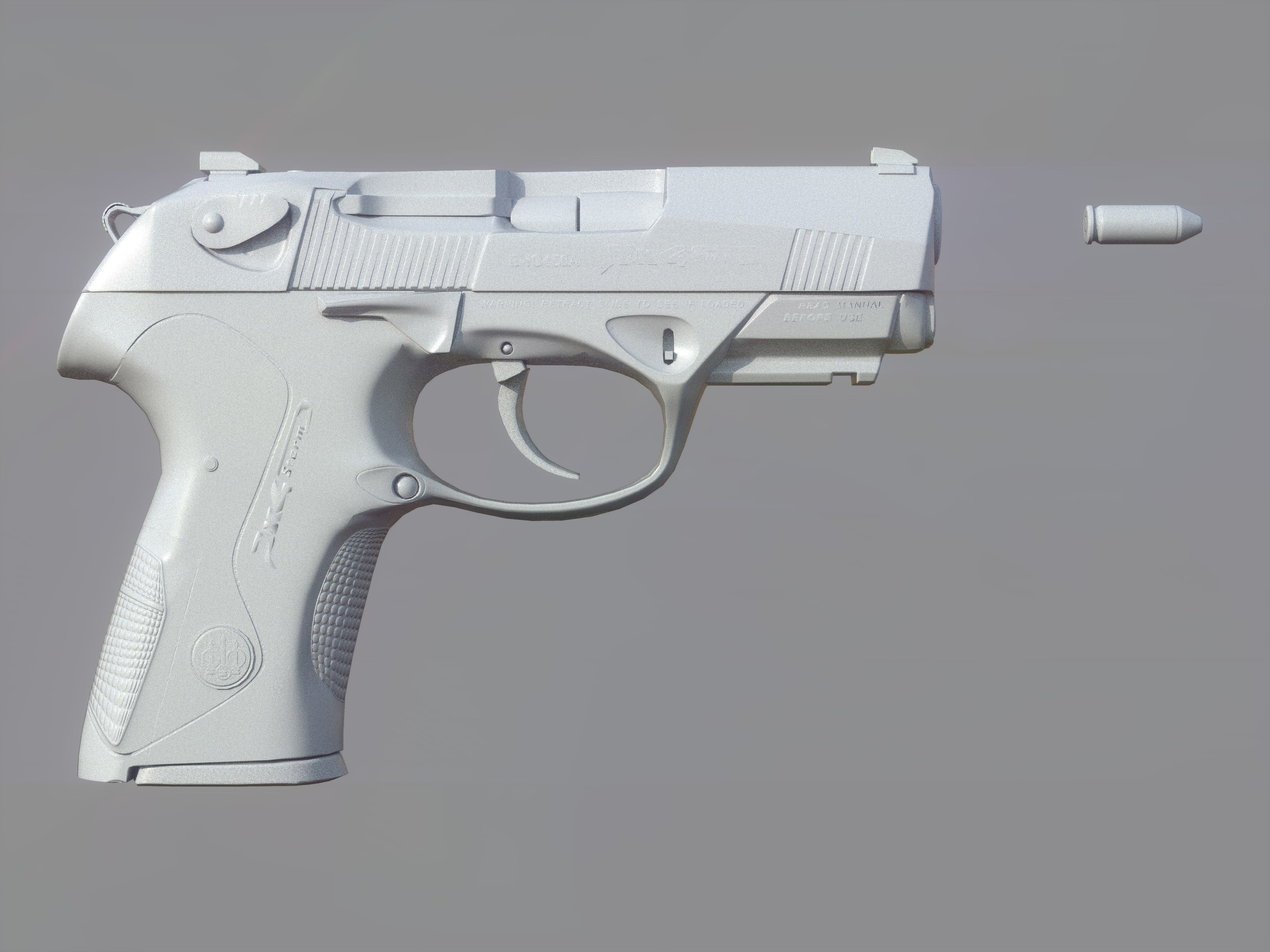 Weapon - Beretta Px4 Storm 2 Versions Low-poly 3D model_31