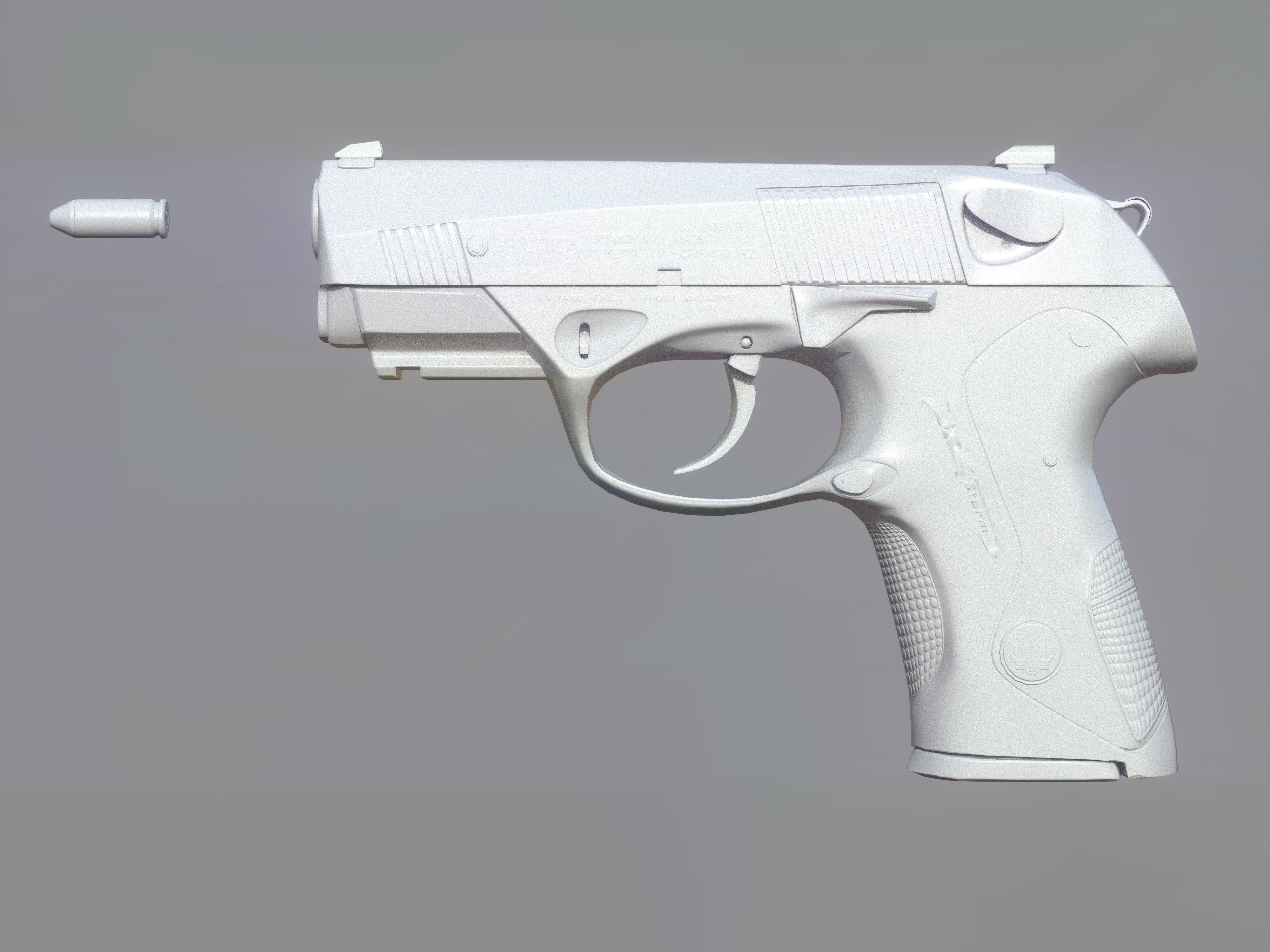Weapon - Beretta Px4 Storm 2 Versions Low-poly 3D model_34