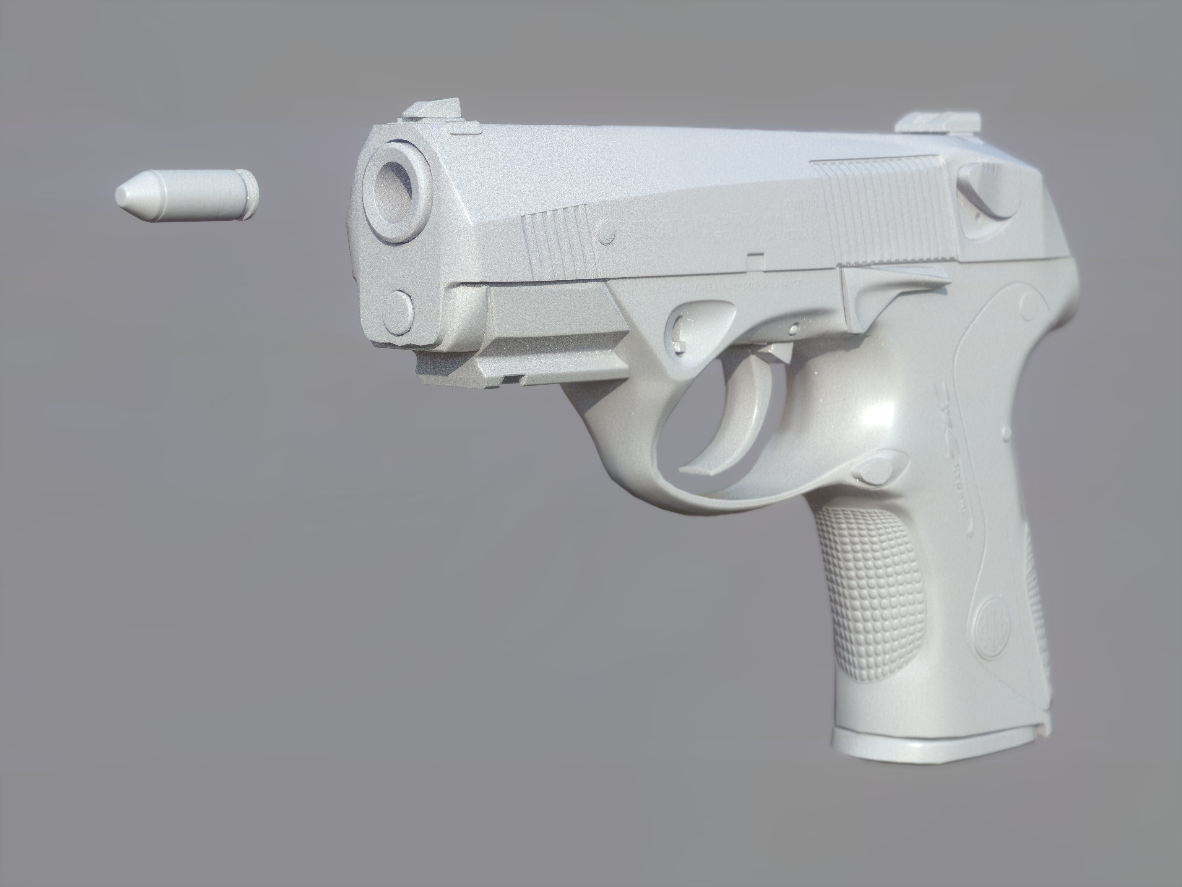 Weapon - Beretta Px4 Storm 2 Versions Low-poly 3D model_35