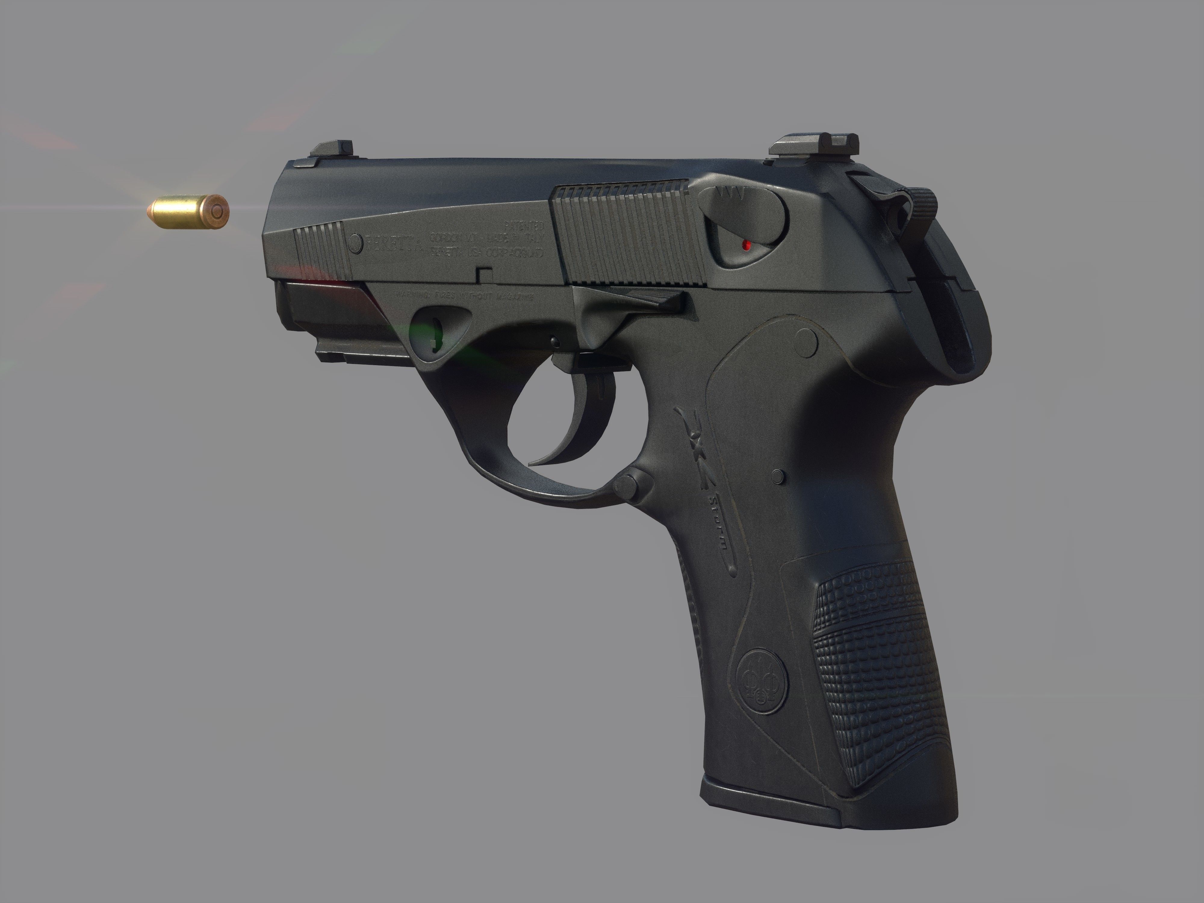 Weapon - Beretta Px4 Storm 2 Versions Low-poly 3D model_26