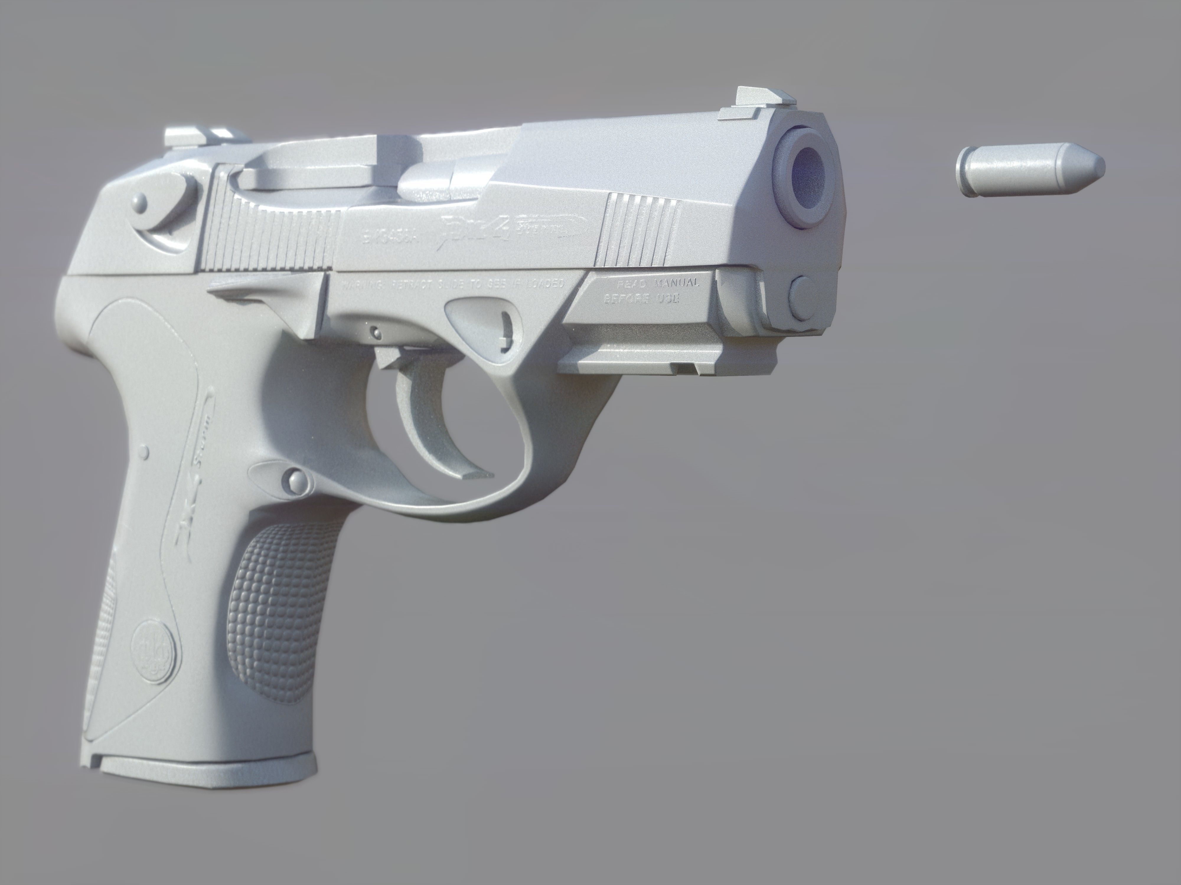 Weapon - Beretta Px4 Storm 2 Versions Low-poly 3D model_30