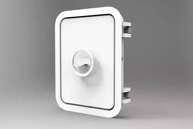 Nurbs Watertight Hatch Included Inner Parts 3D model Nurbs Watertight Hatch Included Inner Parts 3D model