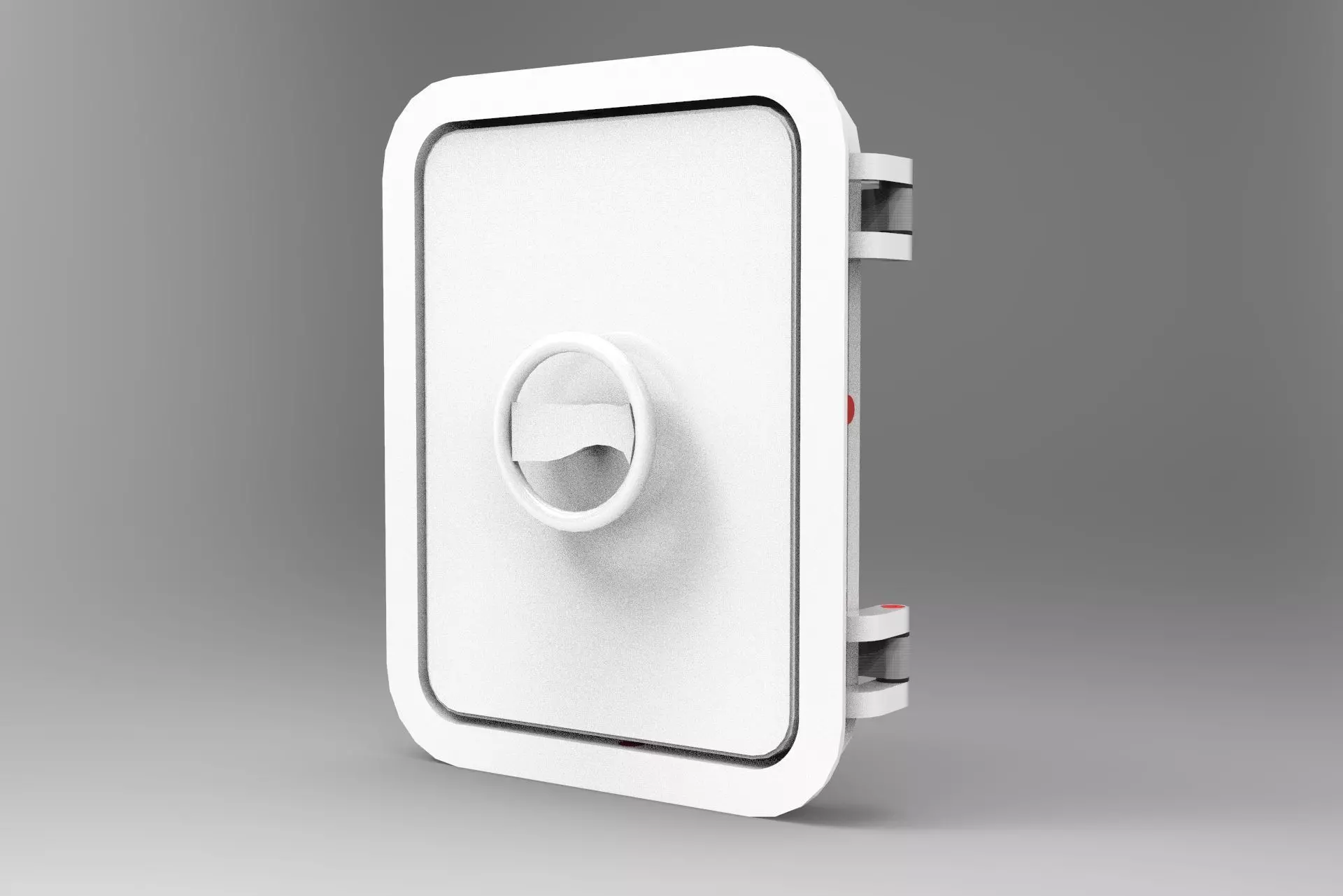 Nurbs Watertight Hatch Included Inner Parts 3D model_0