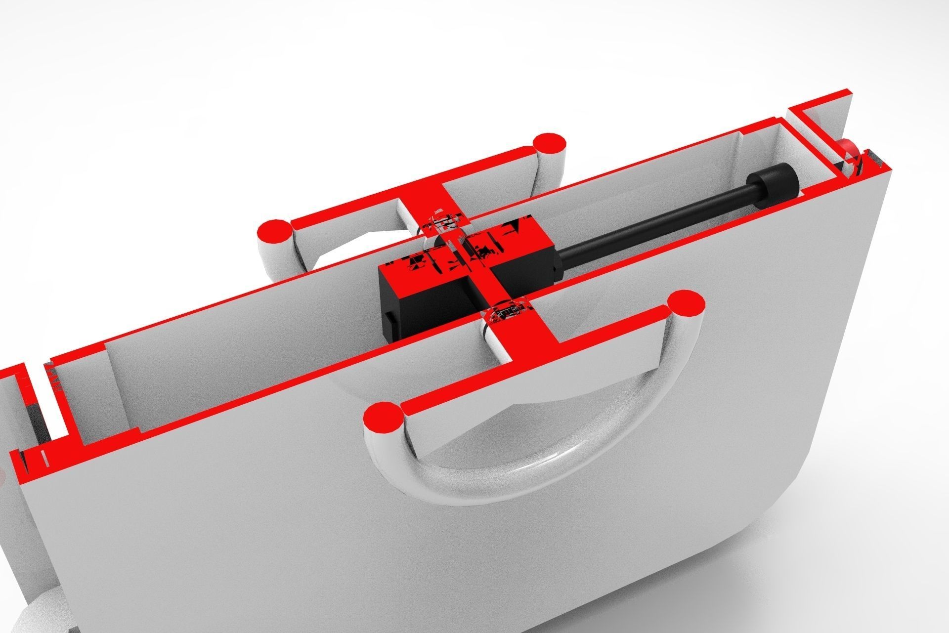 Nurbs Watertight Hatch Included Inner Parts 3D model_5