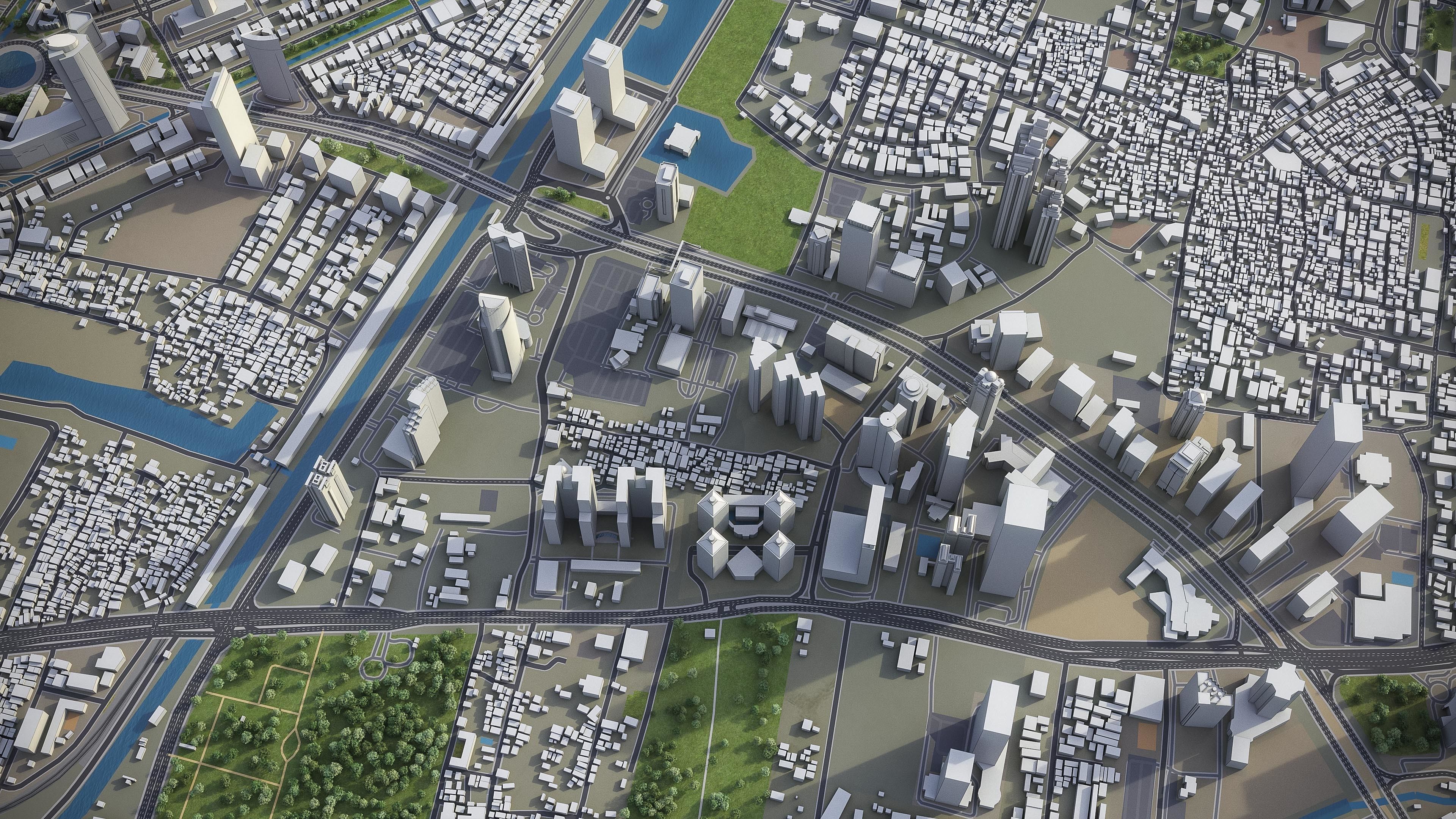 Full Area Low-poly 3D model_3