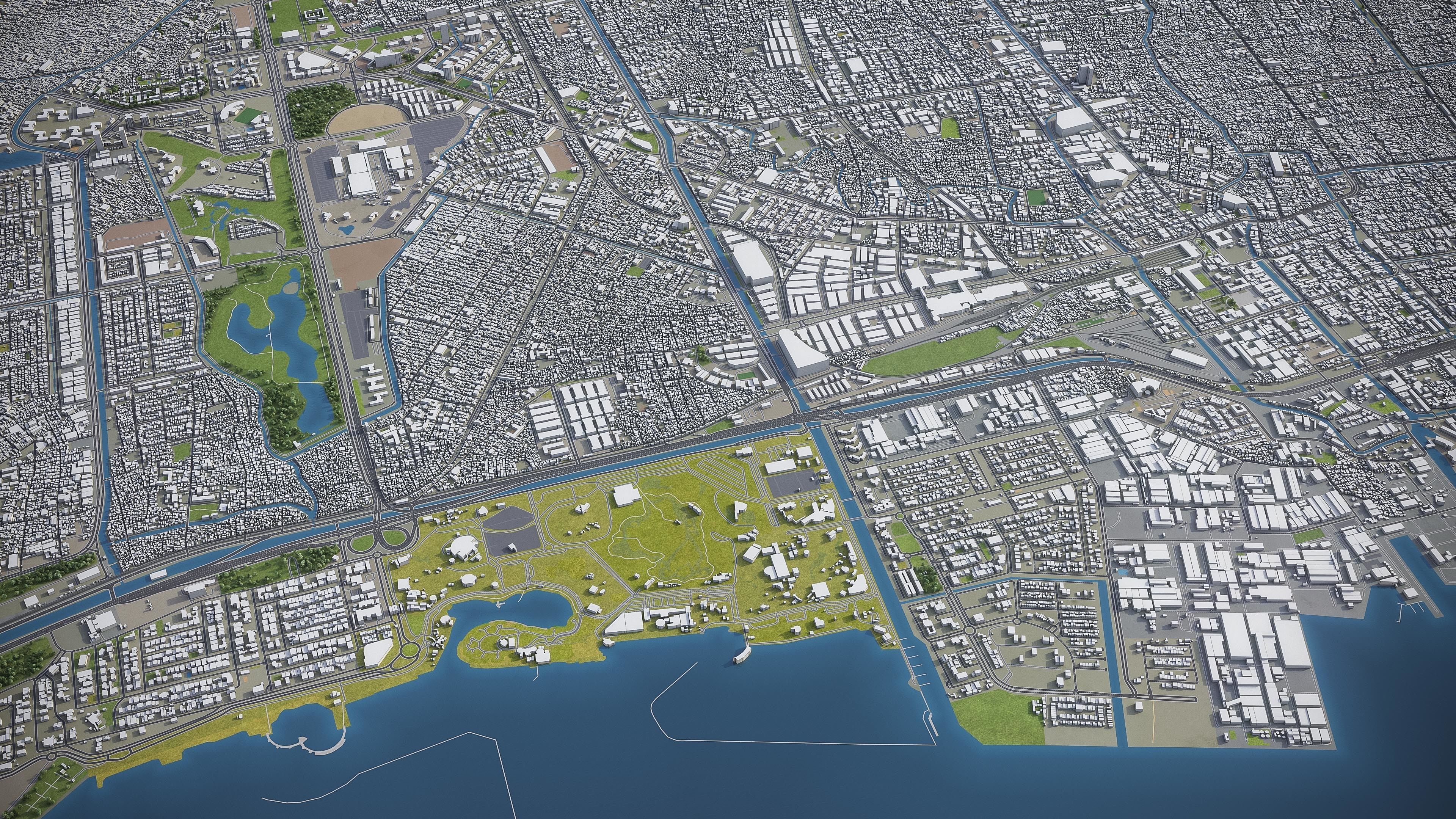 Full Area Low-poly 3D model_23