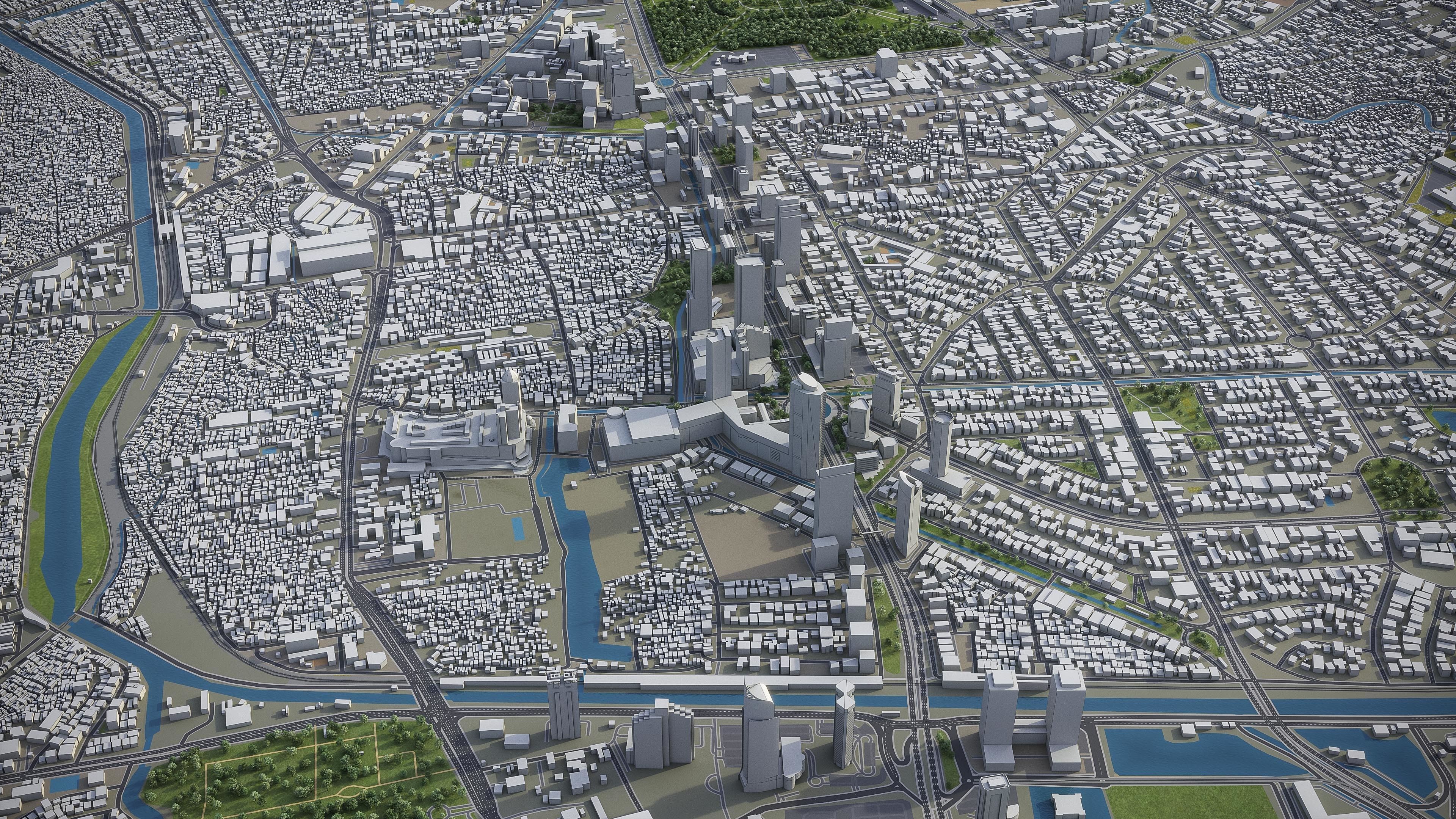 Full Area Low-poly 3D model_1