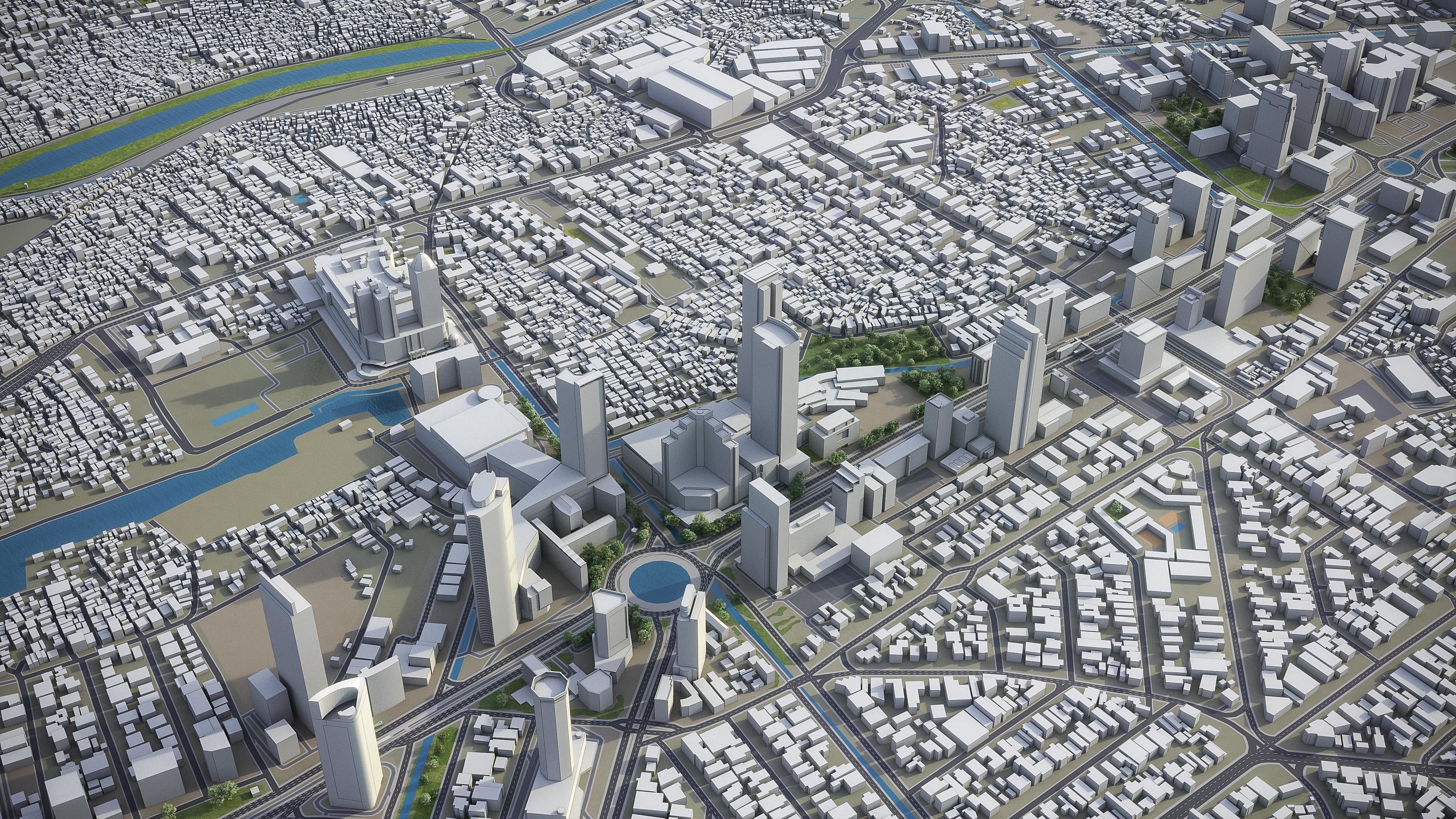 Full Area Low-poly 3D model_5