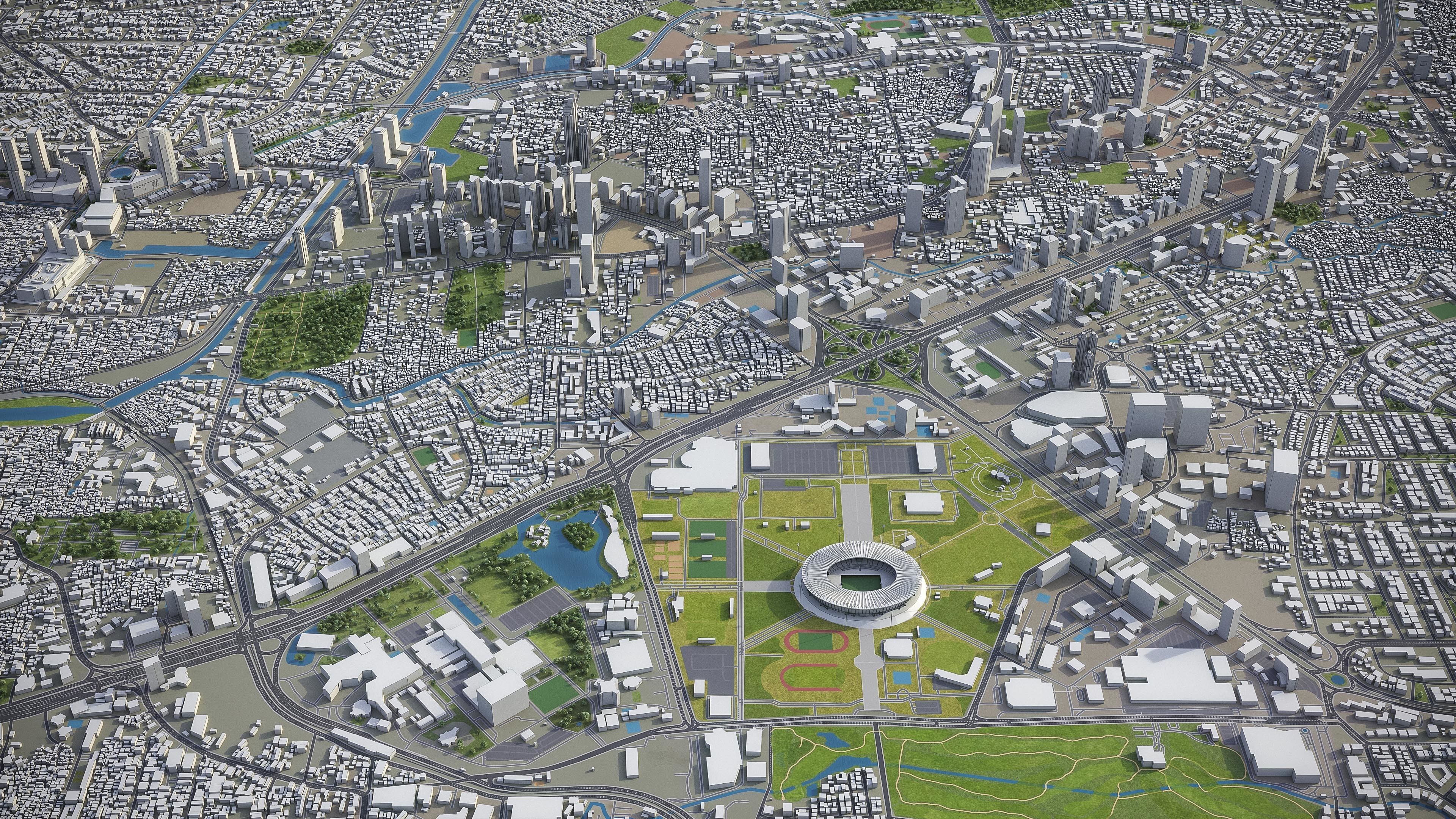 Full Area Low-poly 3D model_10