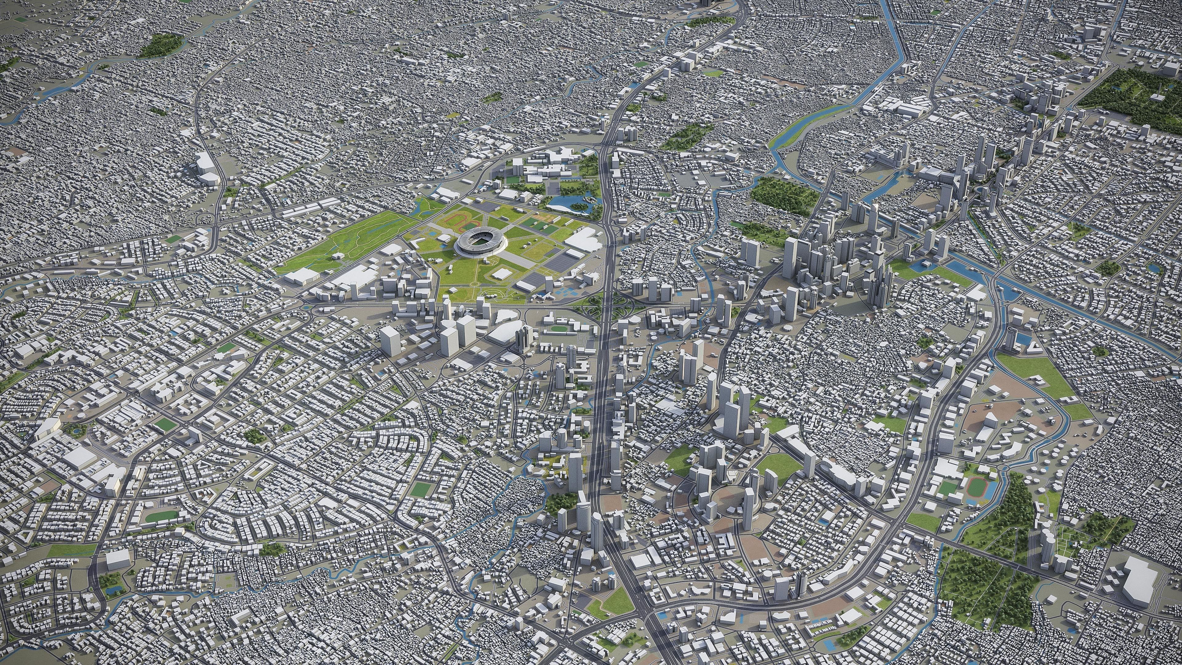 Full Area Low-poly 3D model_17