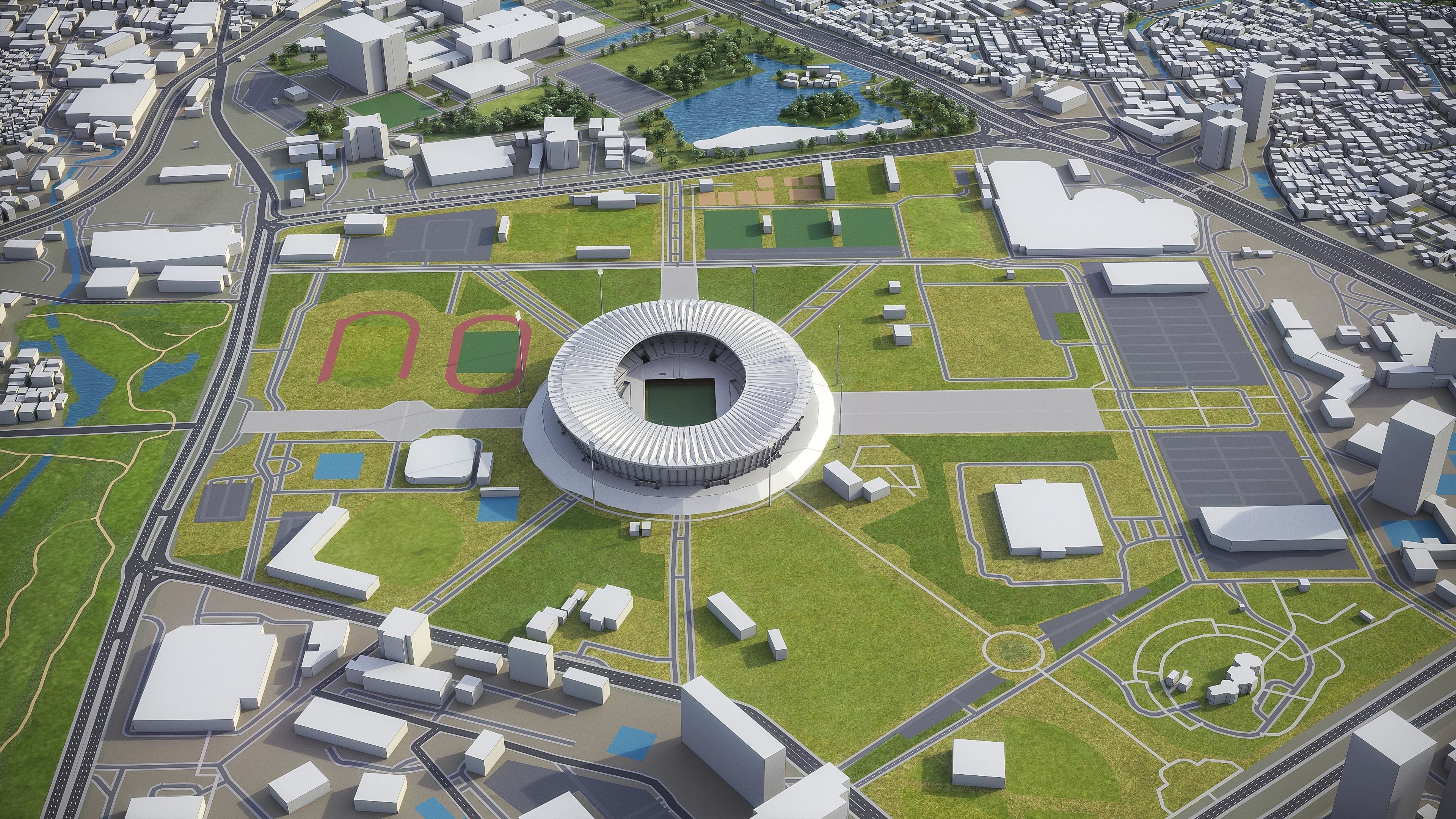 Full Area Low-poly 3D model_20