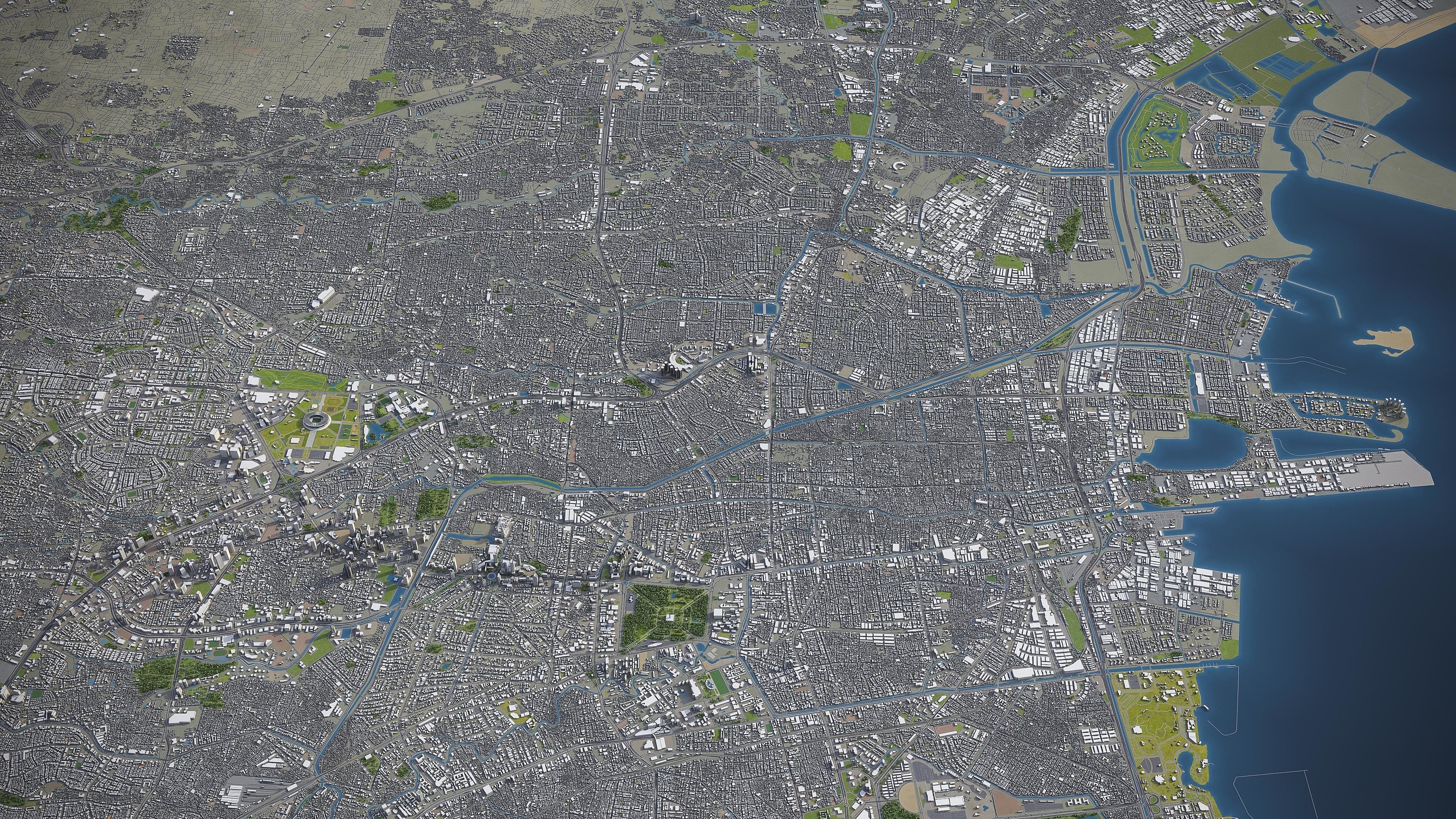 Full Area Low-poly 3D model_27