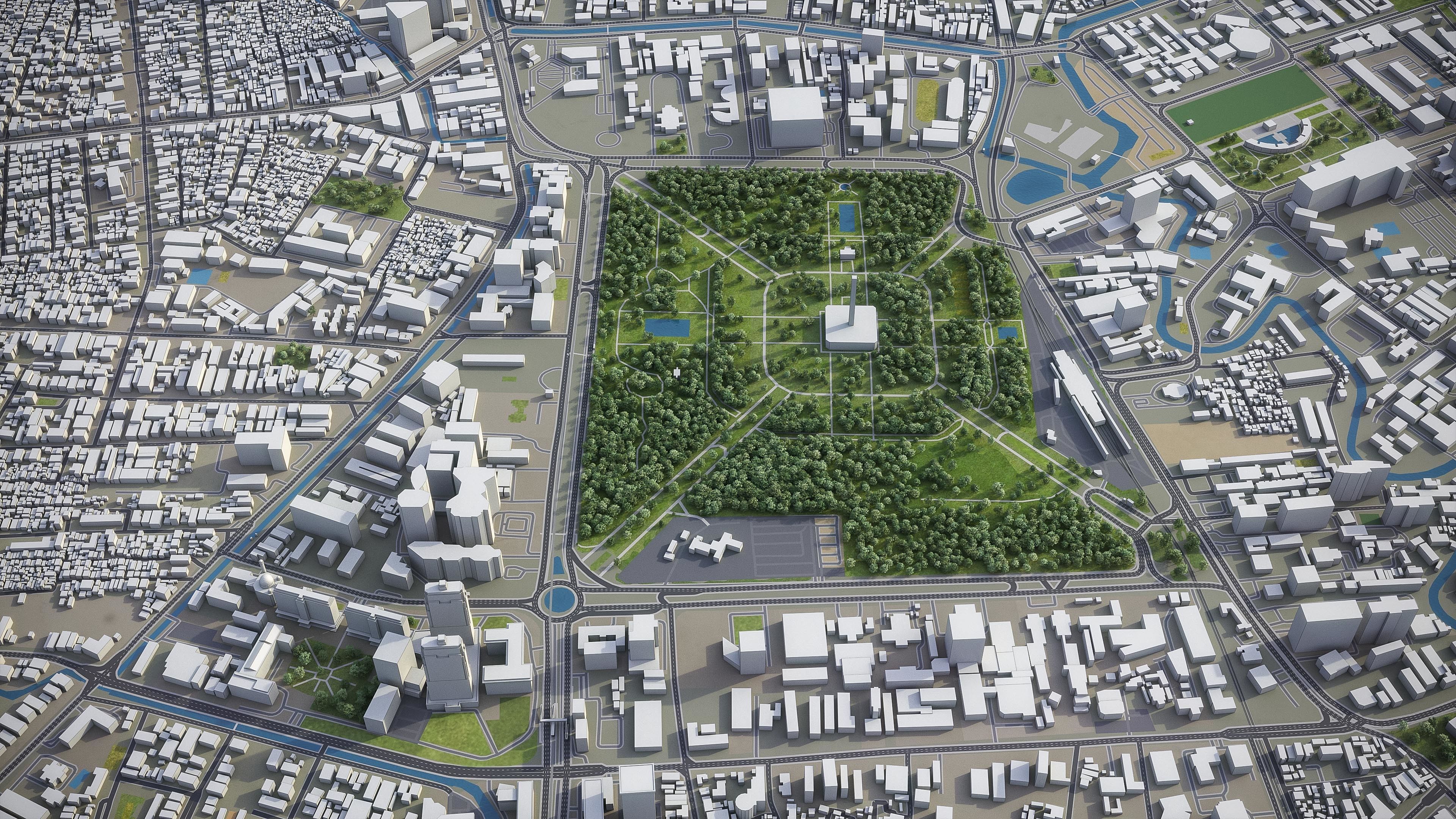 Full Area Low-poly 3D model_31