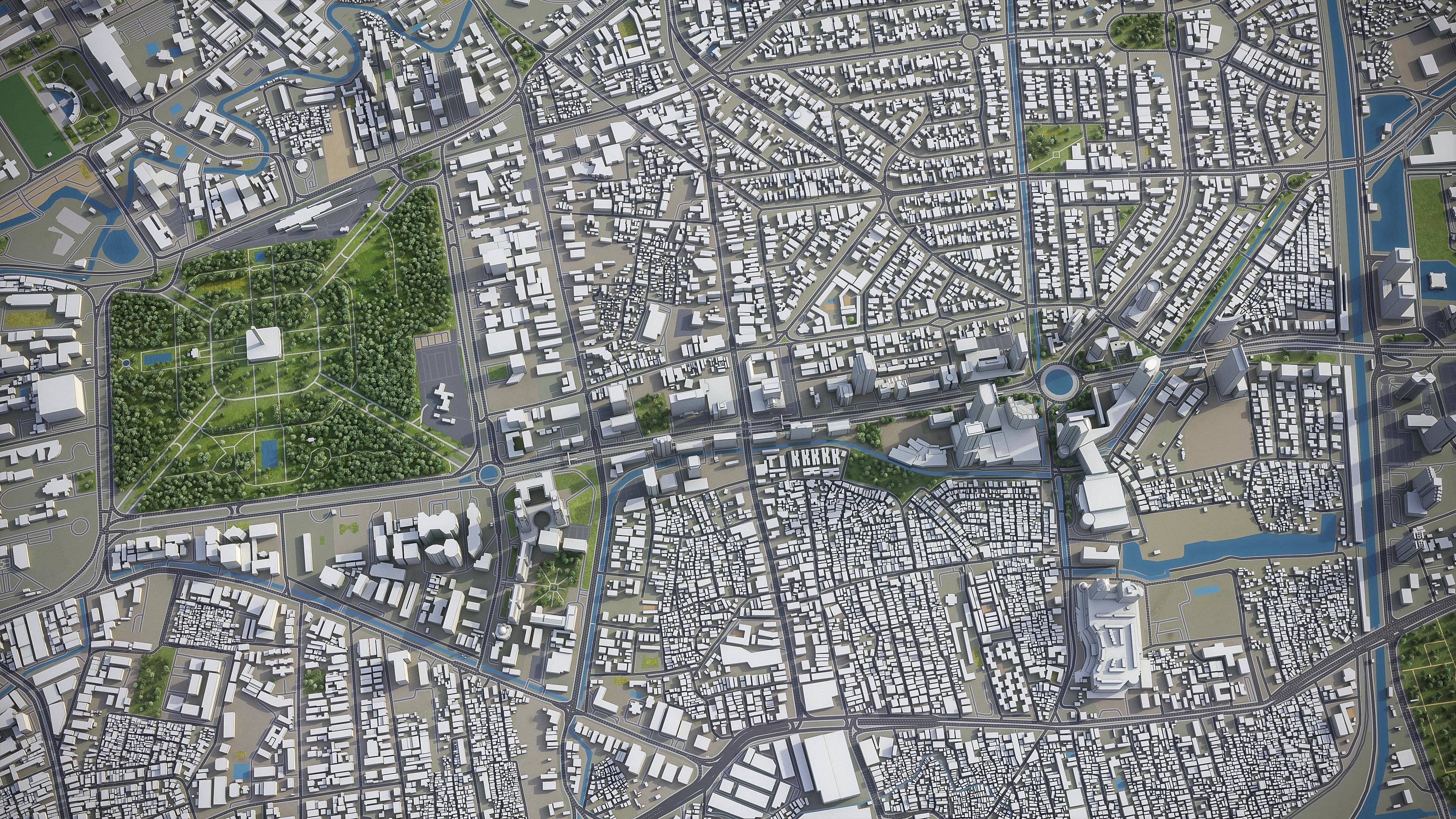 Full Area Low-poly 3D model_7