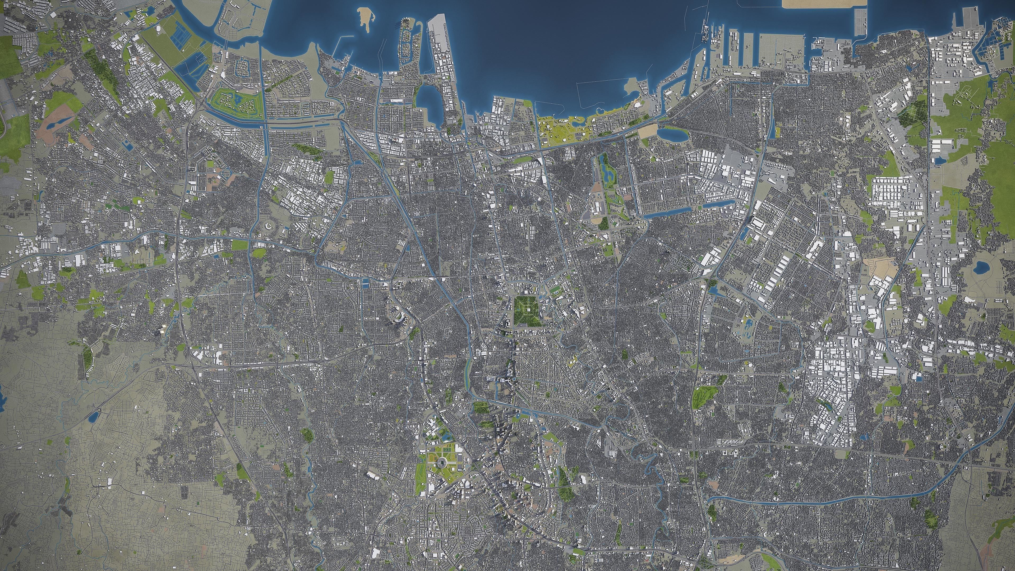 Full Area Low-poly 3D model_15