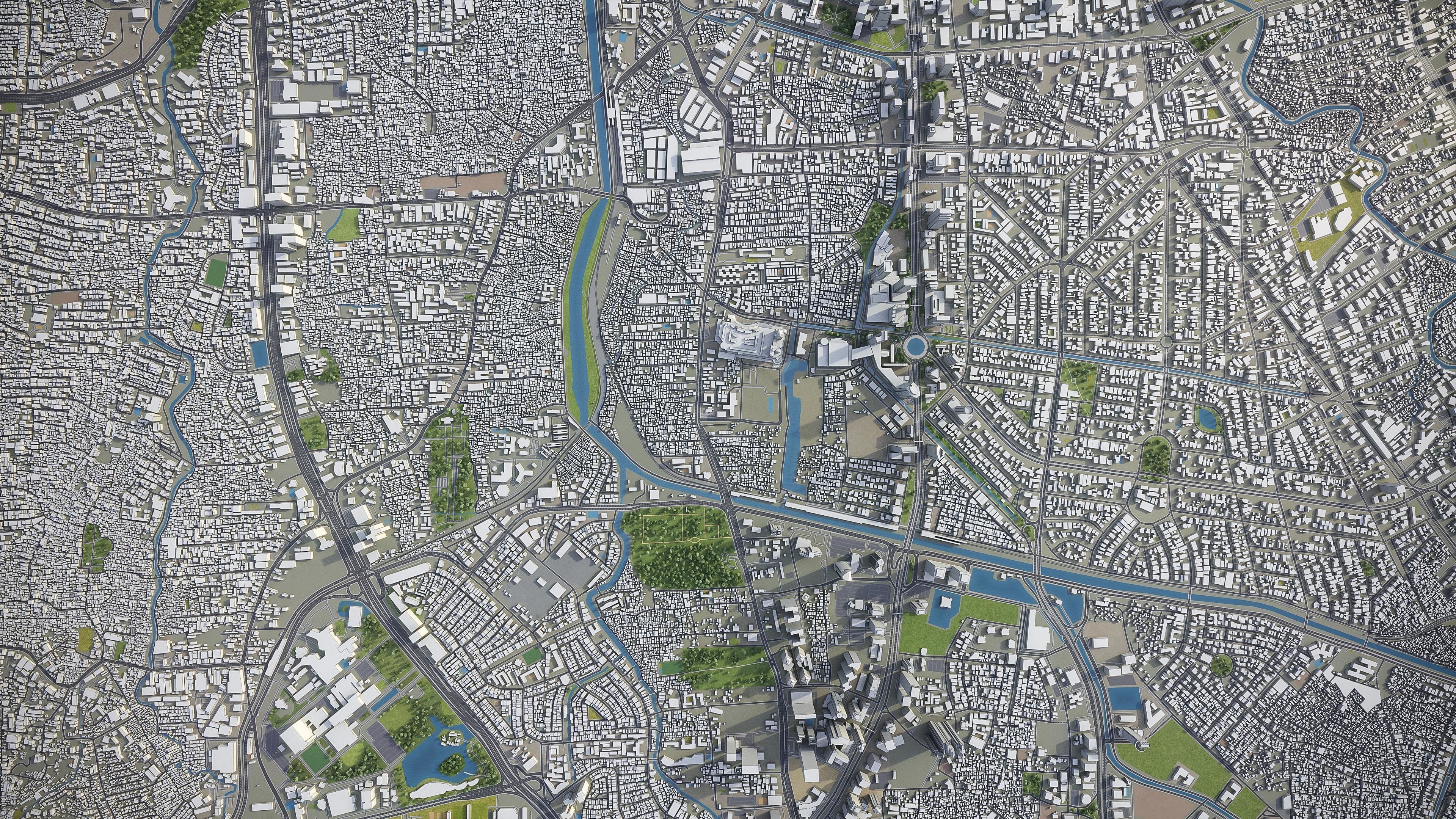 Full Area Low-poly 3D model_13