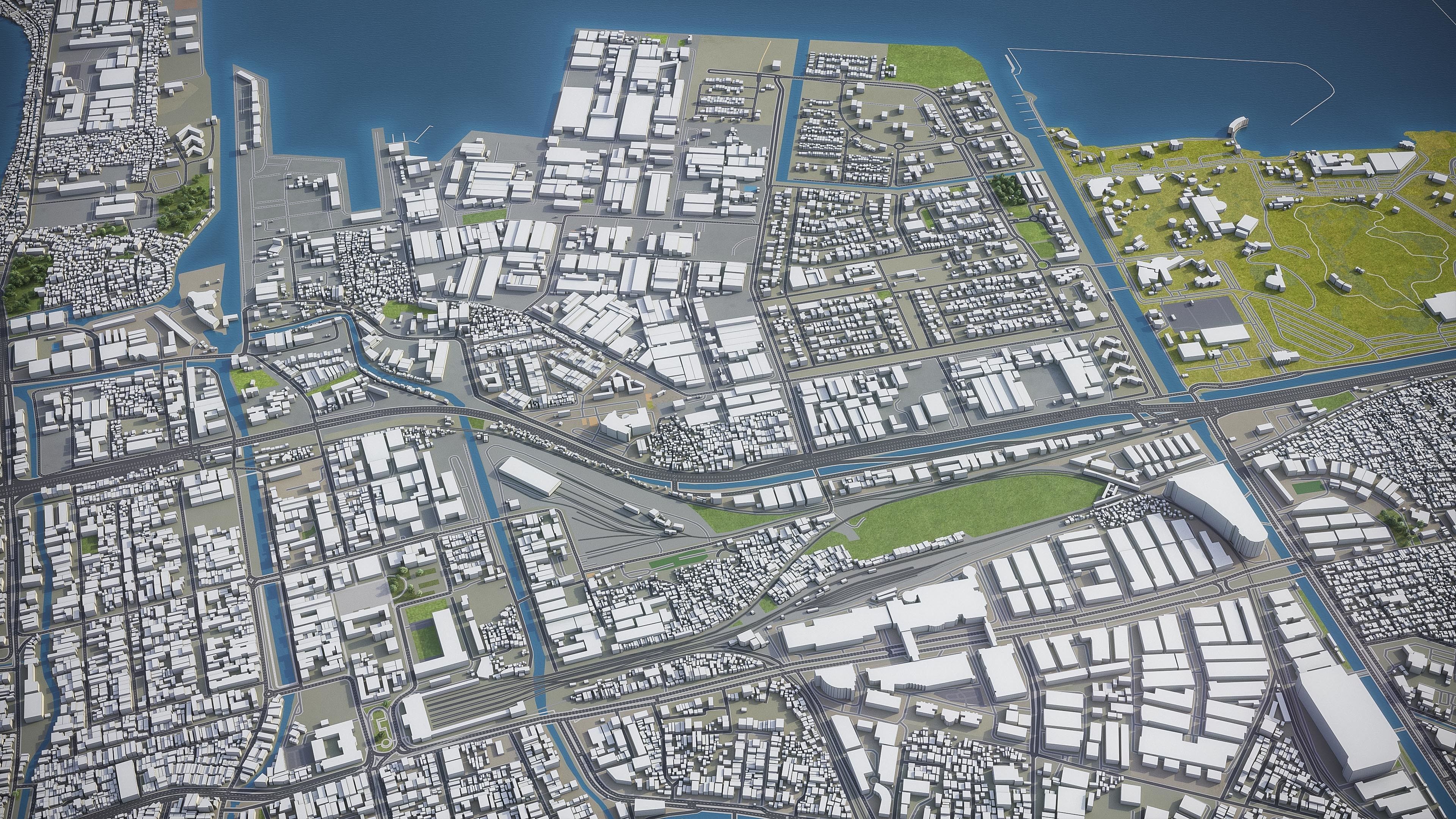 Full Area Low-poly 3D model_21