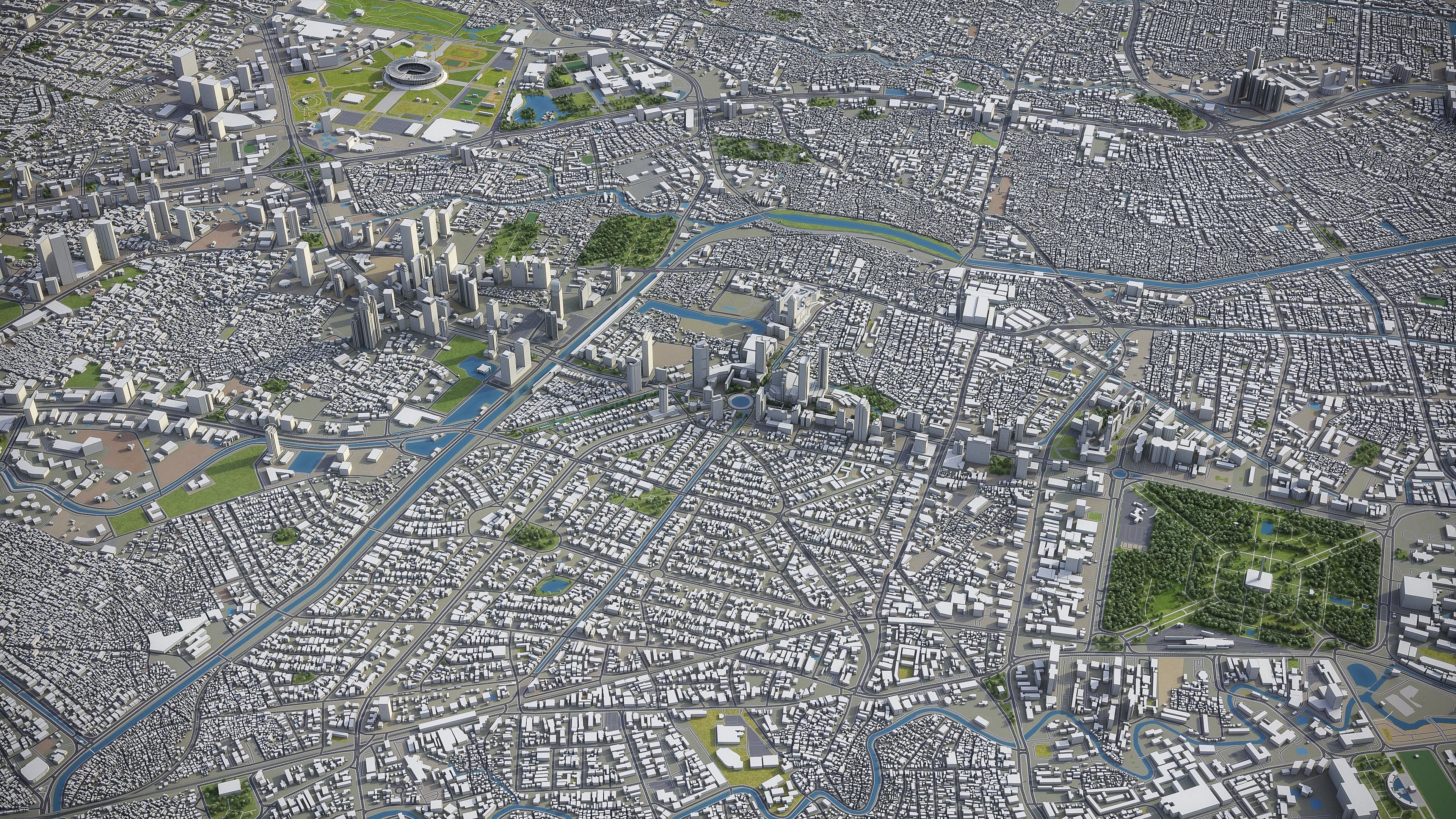 Full Area Low-poly 3D model_8