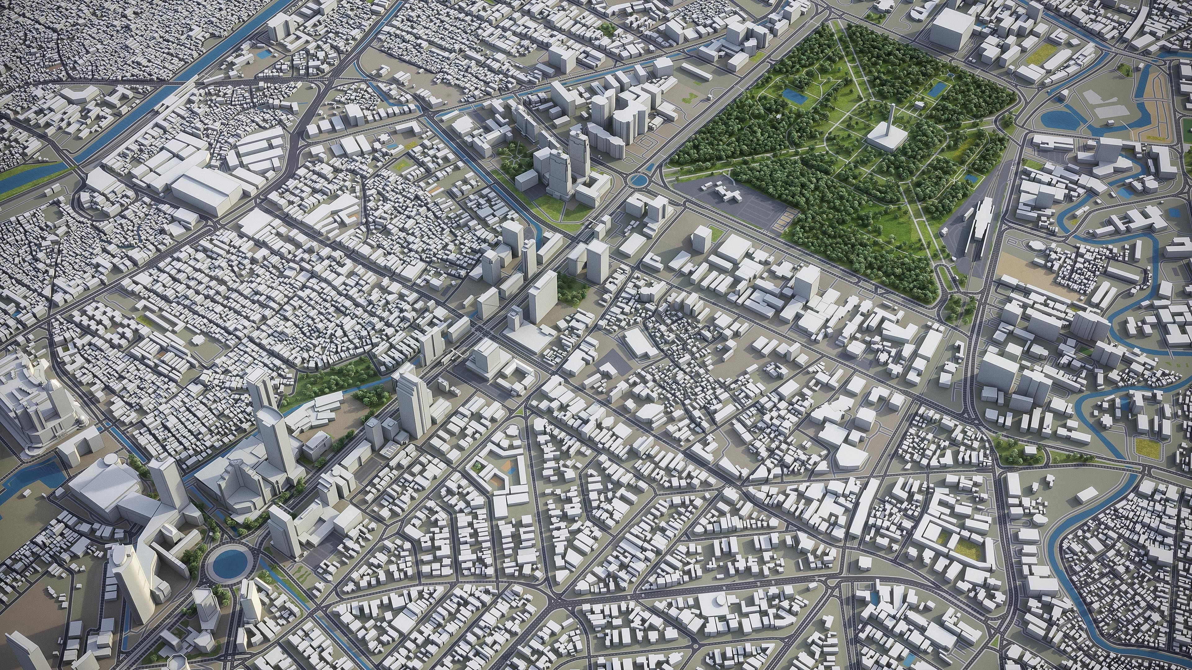 Full Area Low-poly 3D model_29