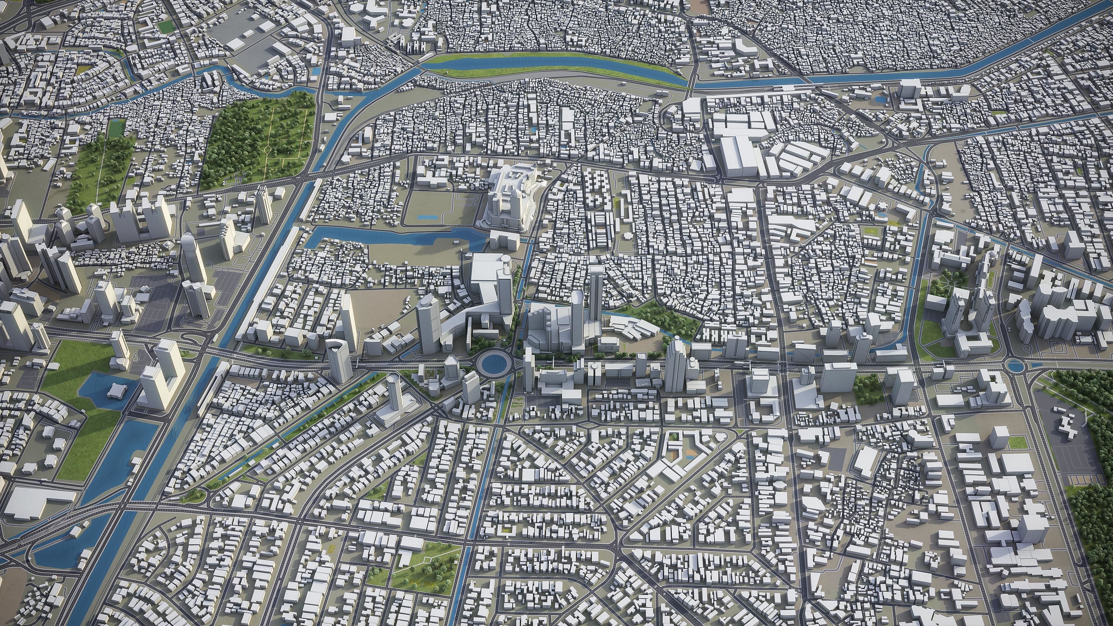 Full Area Low-poly 3D model_2