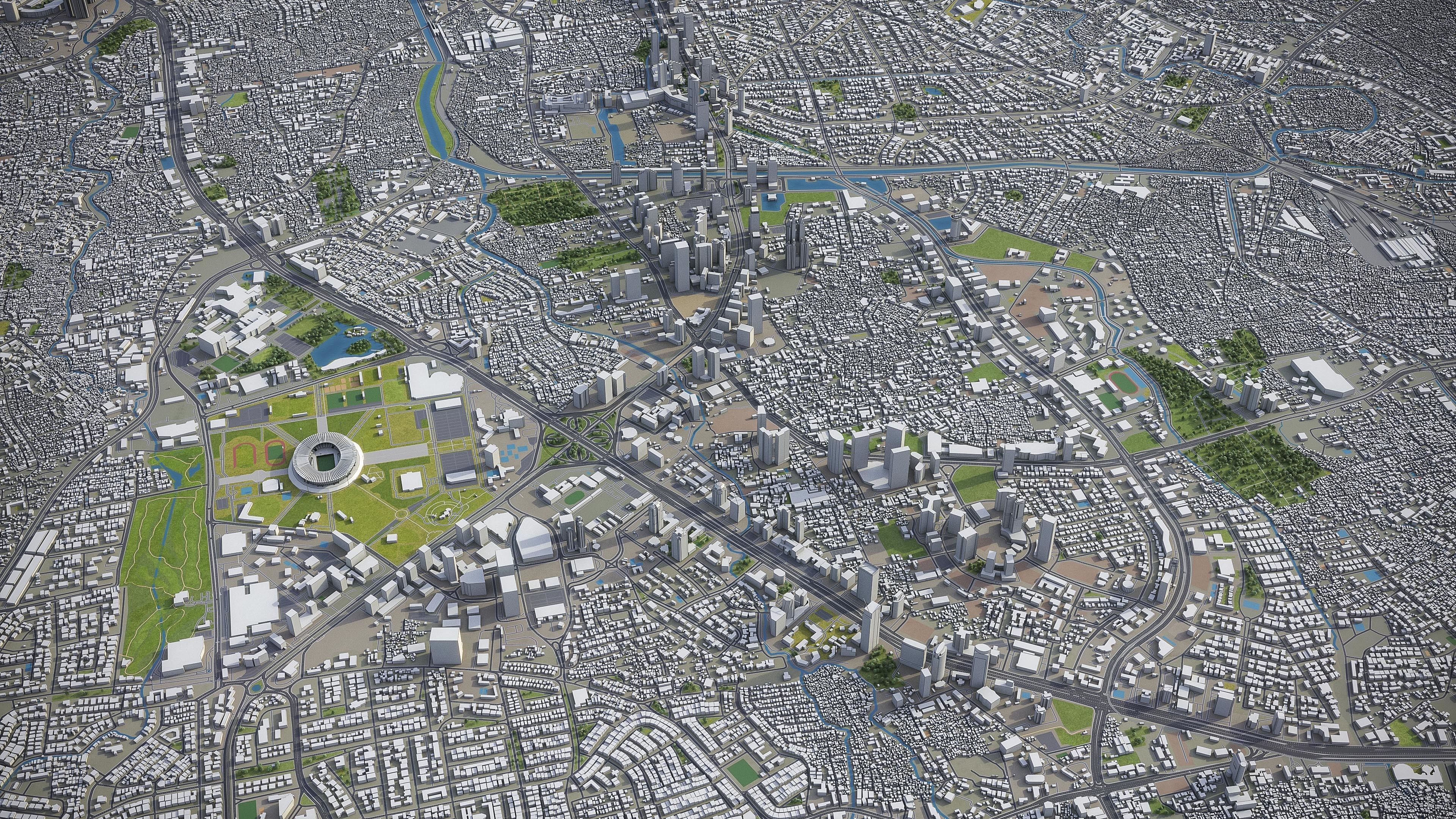 Full Area Low-poly 3D model_18