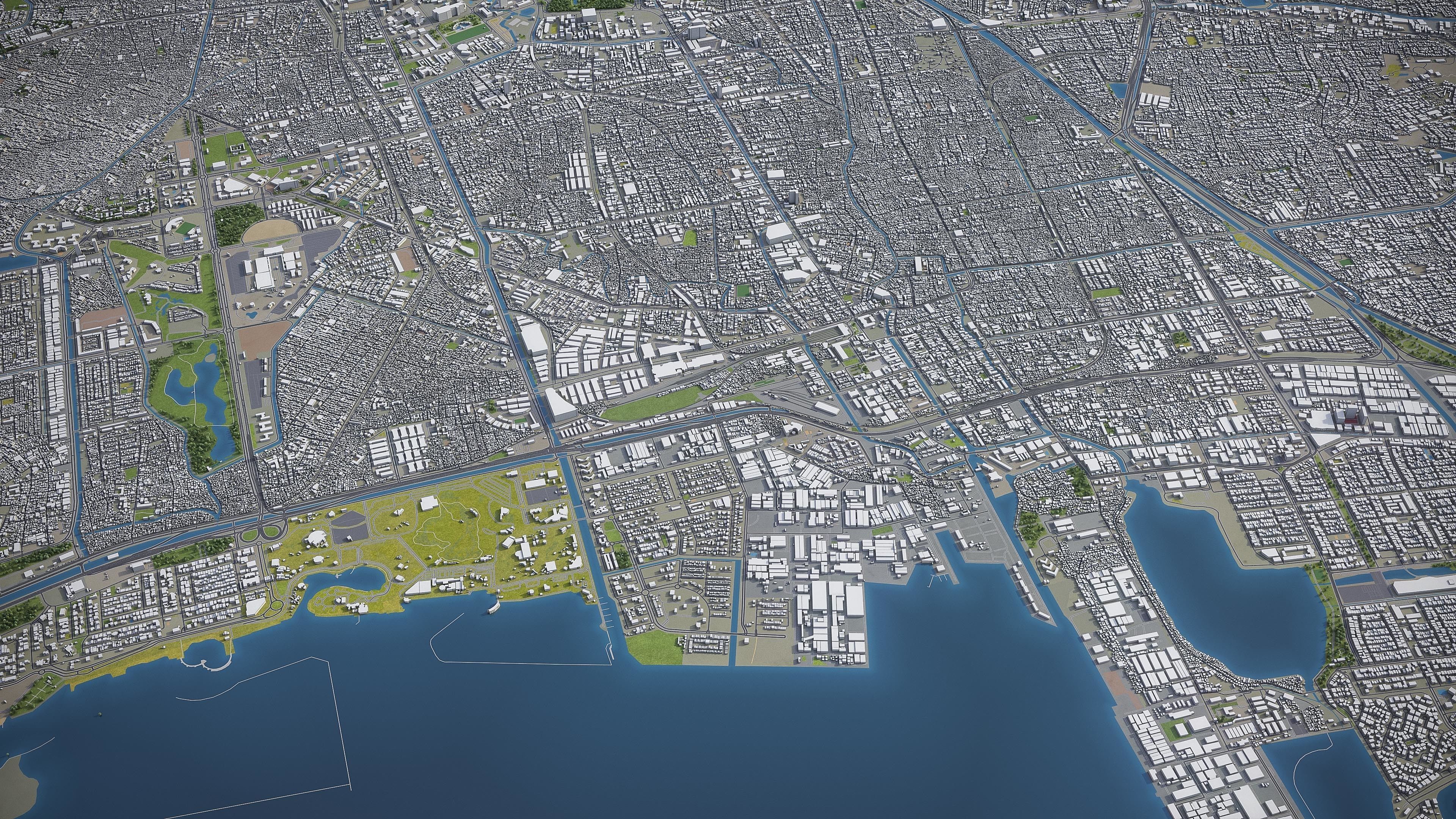 Full Area Low-poly 3D model_24