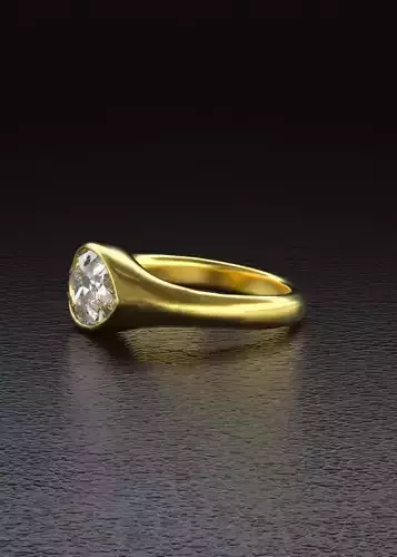 Pear shape ring 