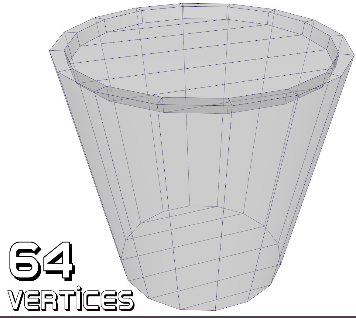 Pot Planter - Game Ready - VR AR Low-poly 3D model_14