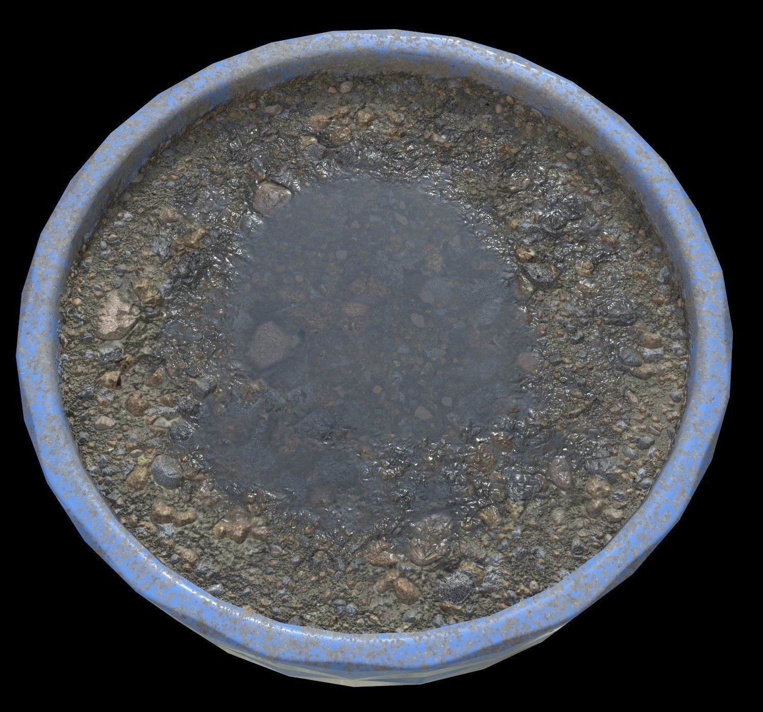 Pot Planter - Game Ready - VR AR Low-poly 3D model_6