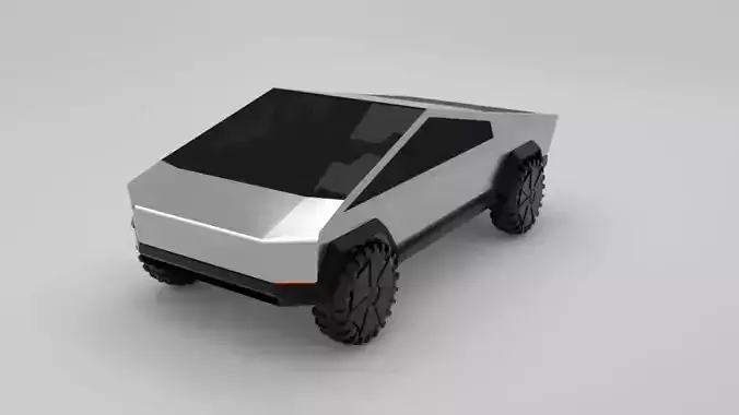 Tesla Cybertruck 3D model Low-poly 3D model