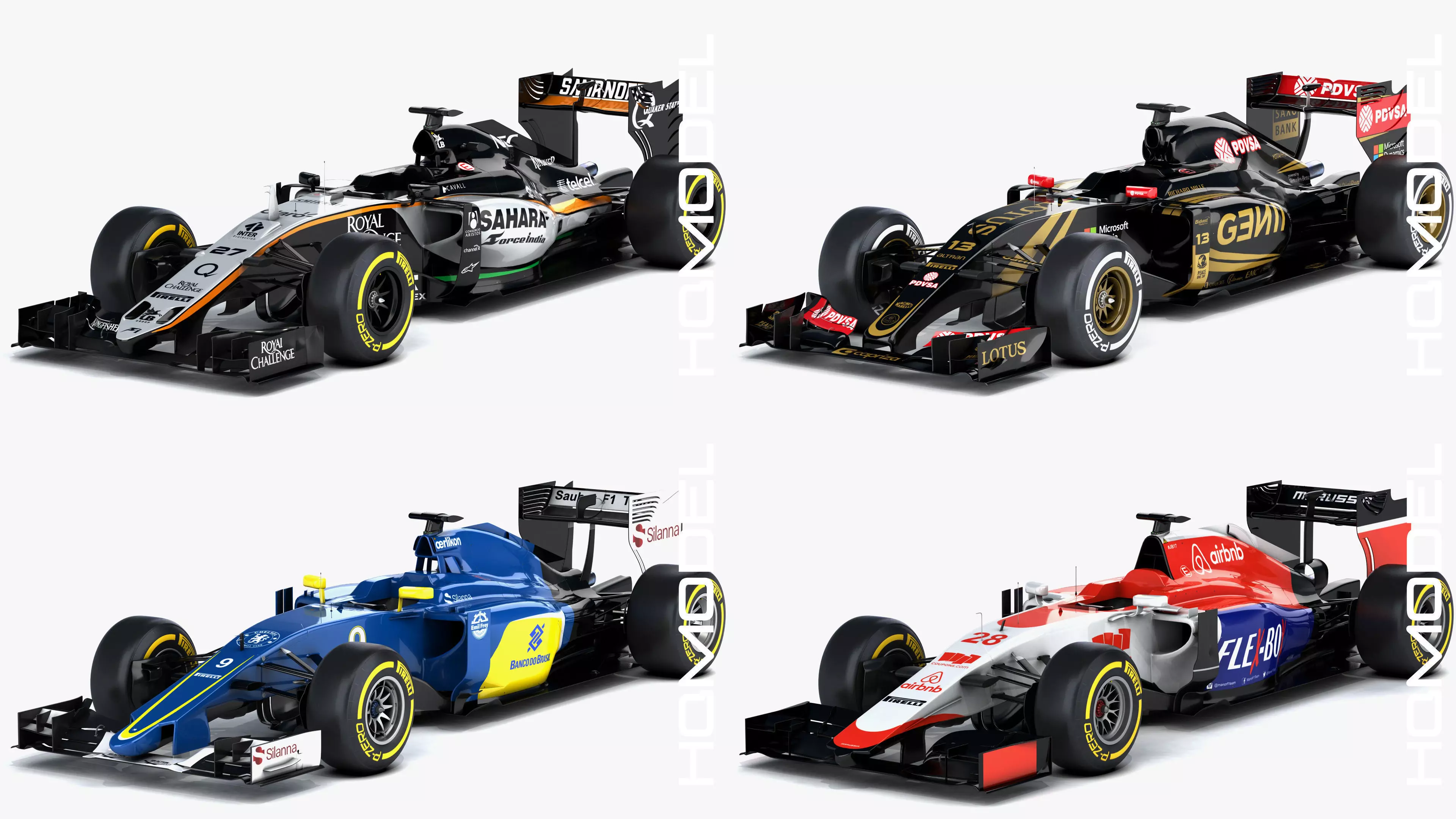 F1 Season 2015 Formula Collection 02 3D model_0