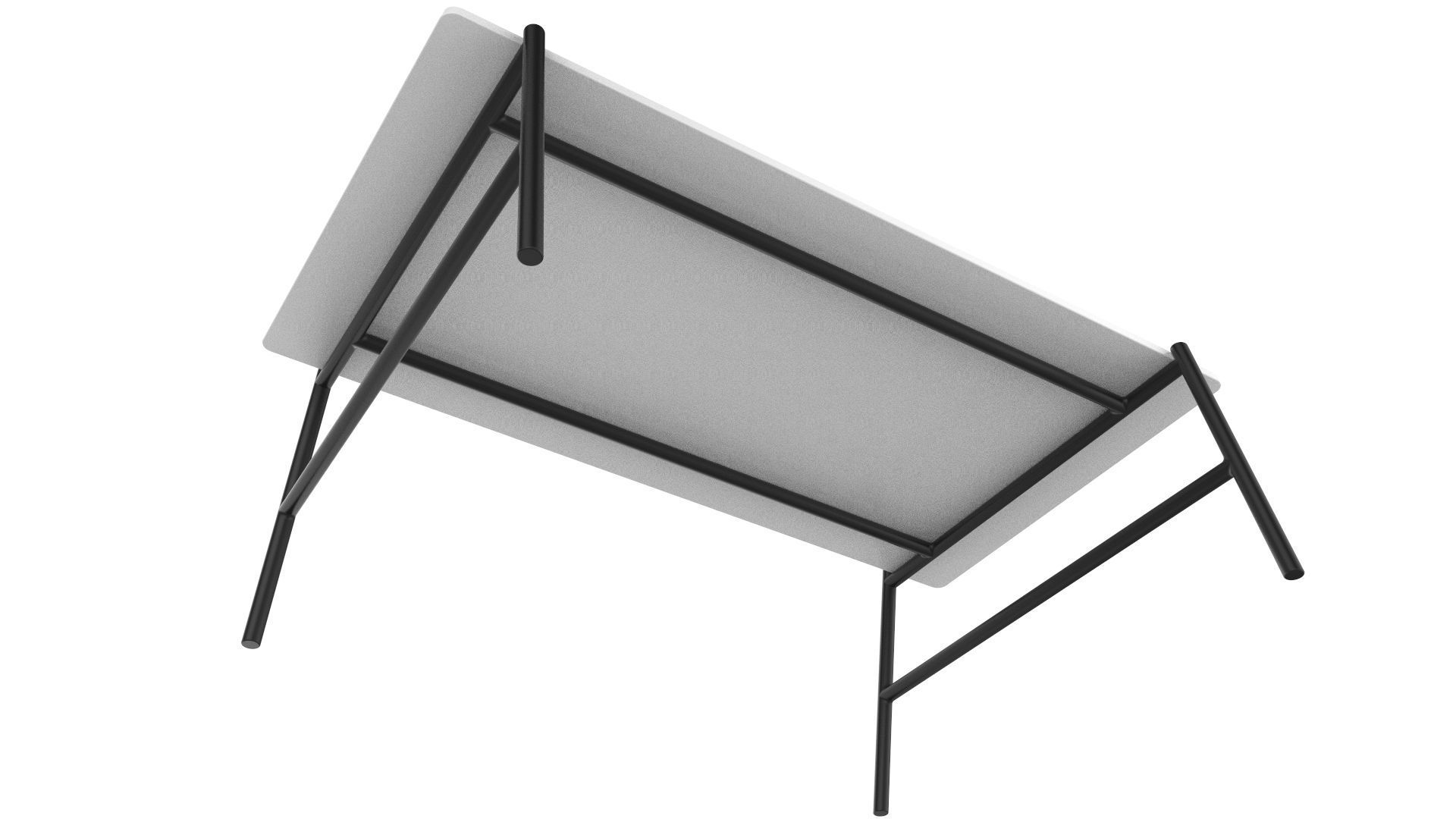 Center Table Black And White 3D model_10