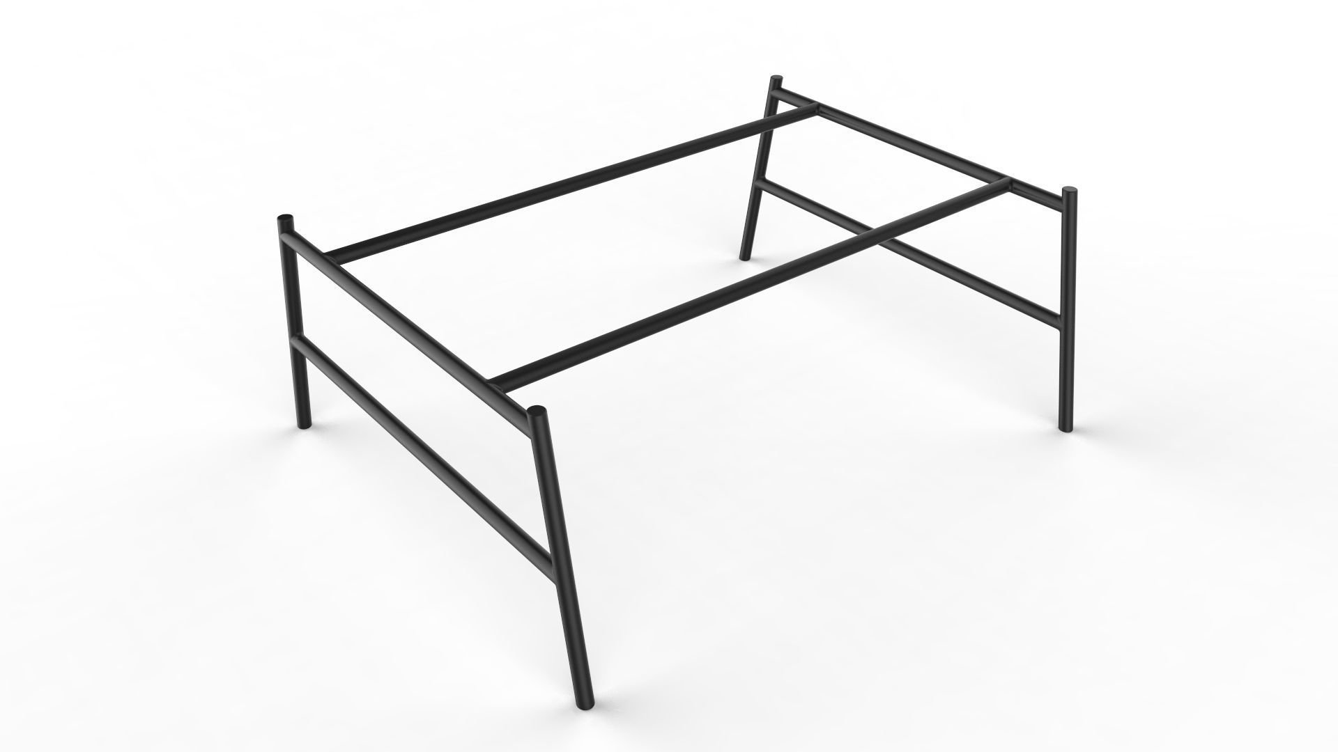 Center Table Black And White 3D model_11
