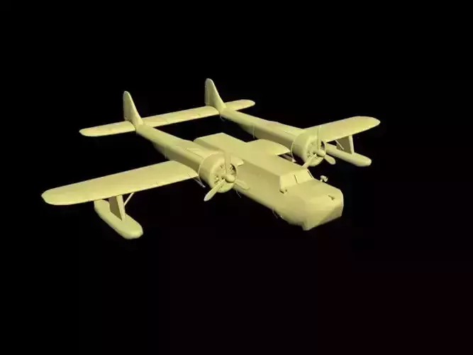 Conwing L-16 The Seaduck 3D print model