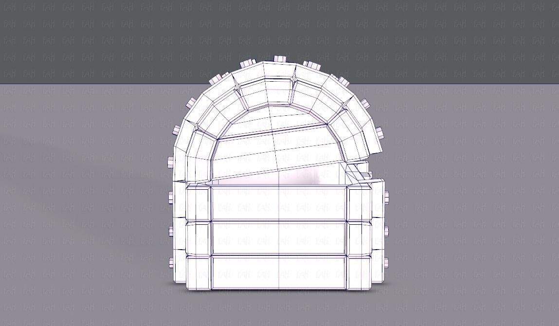 Chest V02 Low-poly 3D model_12