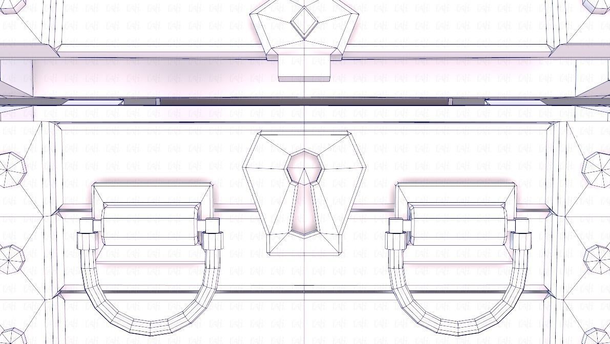 Chest V02 Low-poly 3D model_37