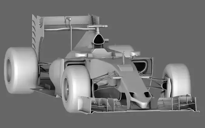 F1 Force India Mercedes VJM08 Season 2015 3D model