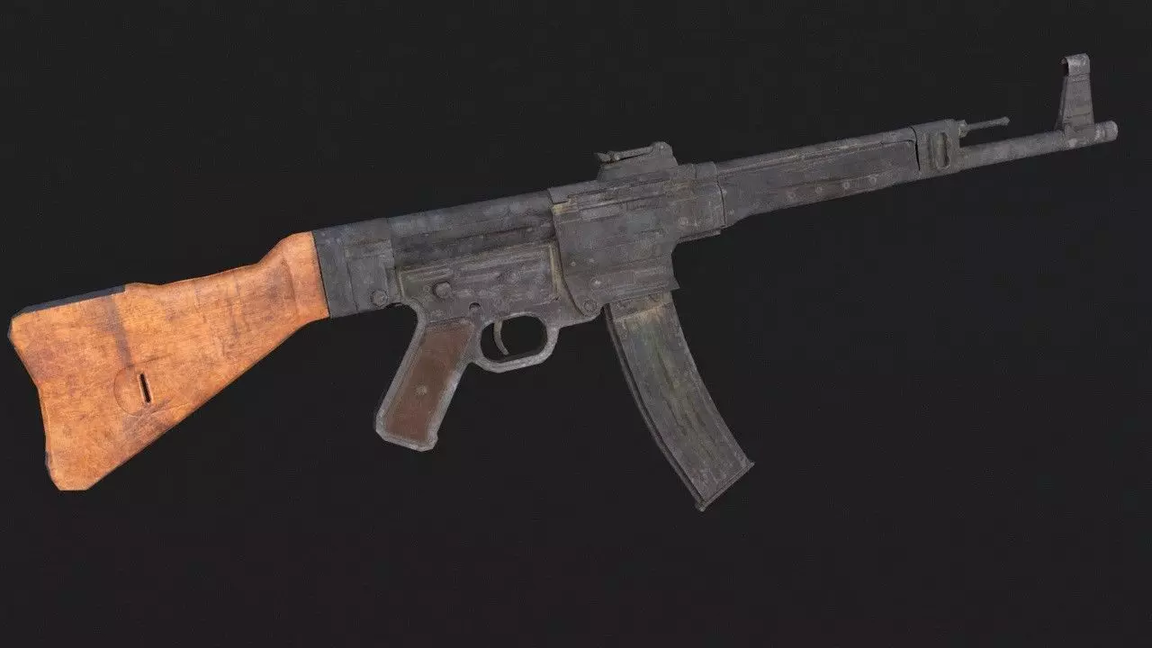 StG 44 3D model gun Low-poly 3D model